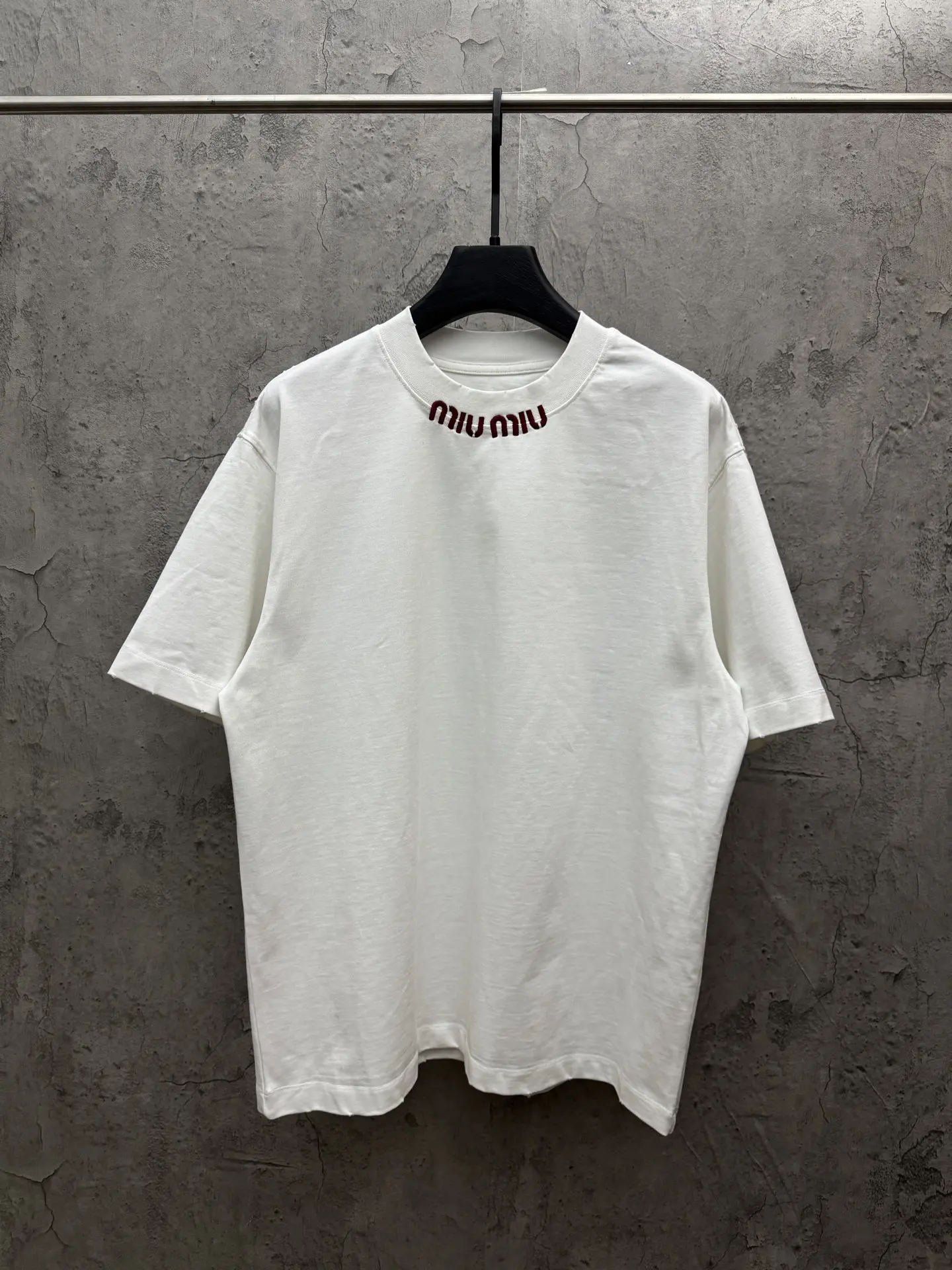 Logo Embroidered Cotton Jersey T-Shirt D19013871