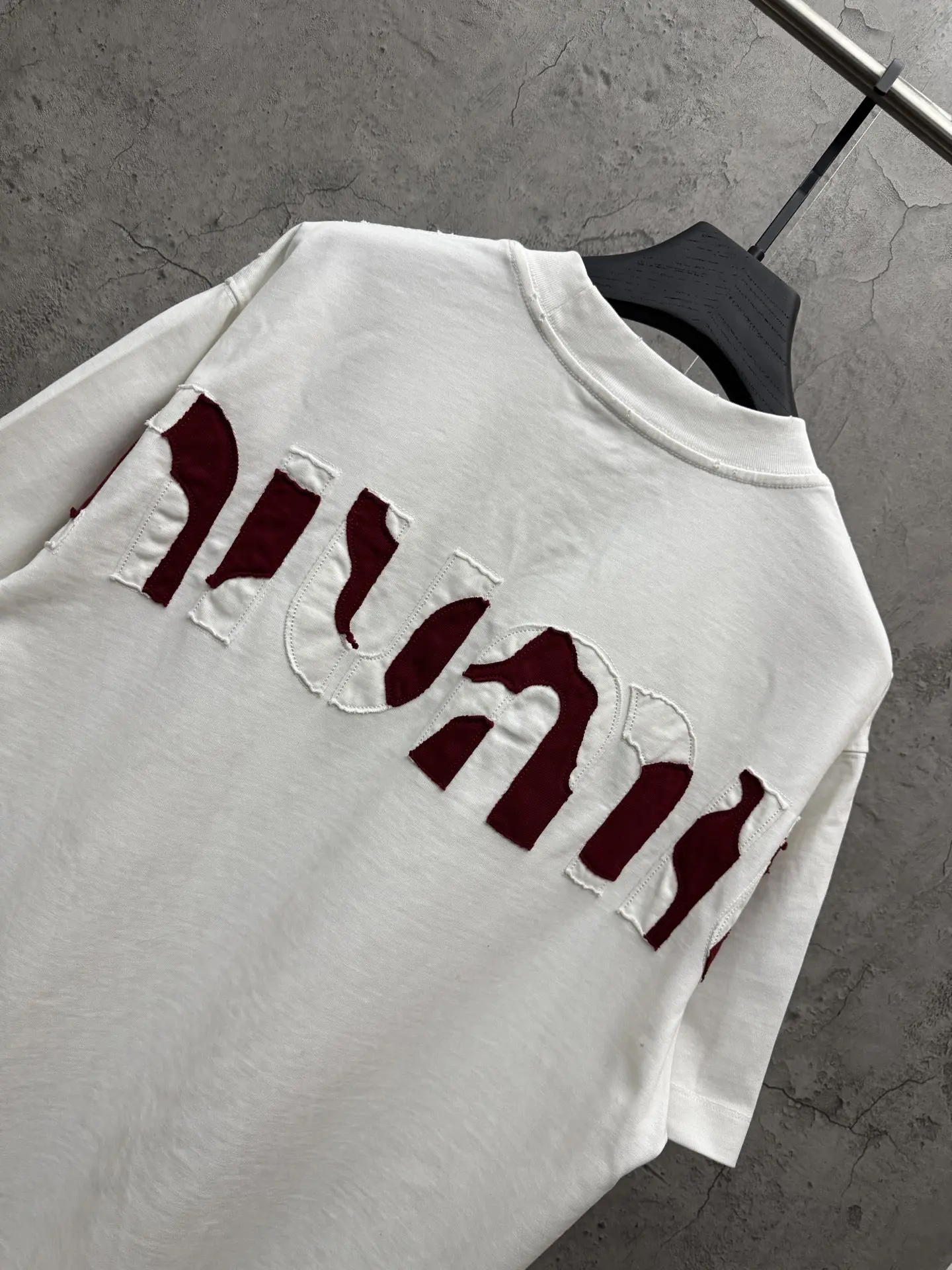 Logo Embroidered Cotton Jersey T-Shirt D19013871 — view 4