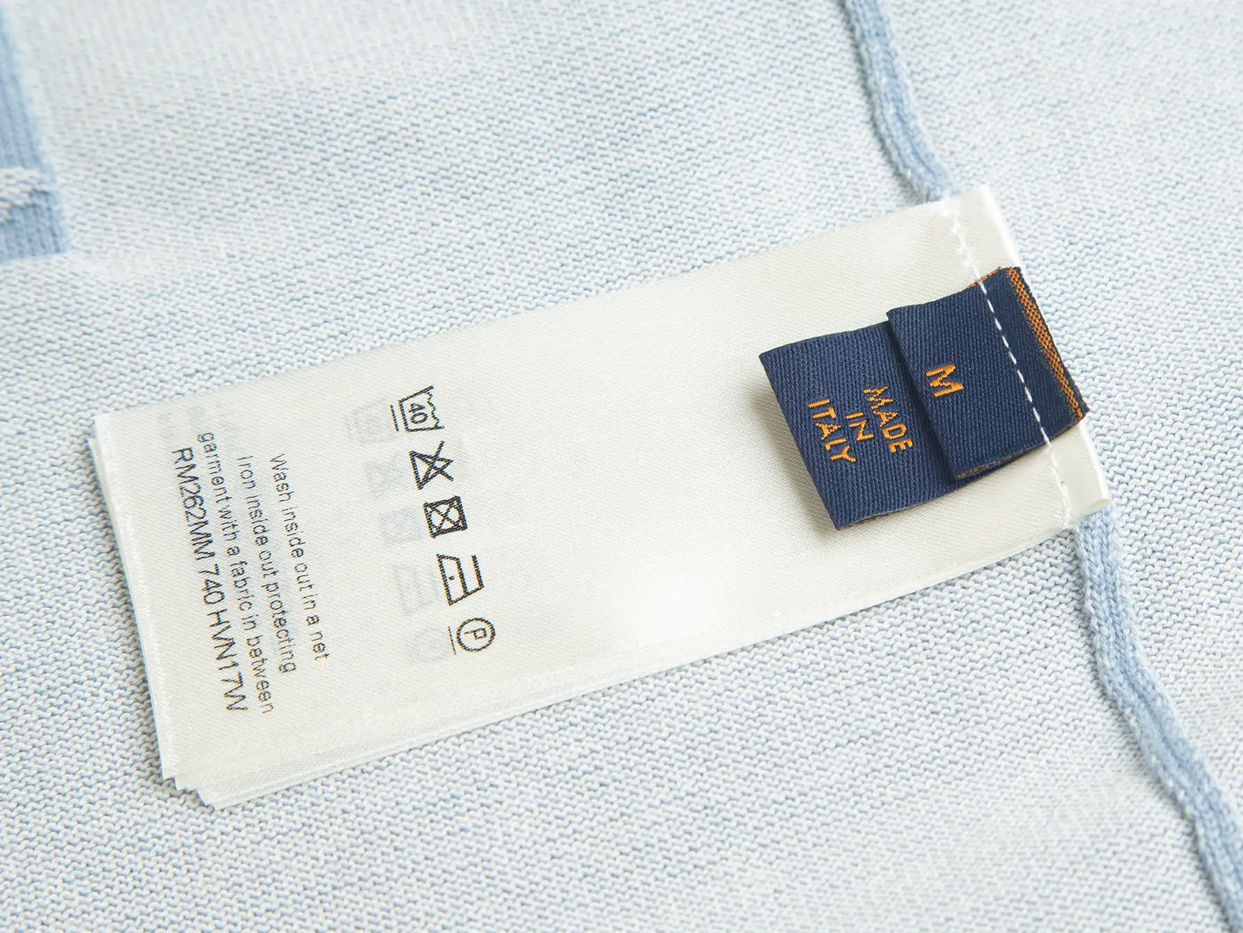 Monogram Patchwork Wool-Blend Knit T-Shirt D19011059 — view 11