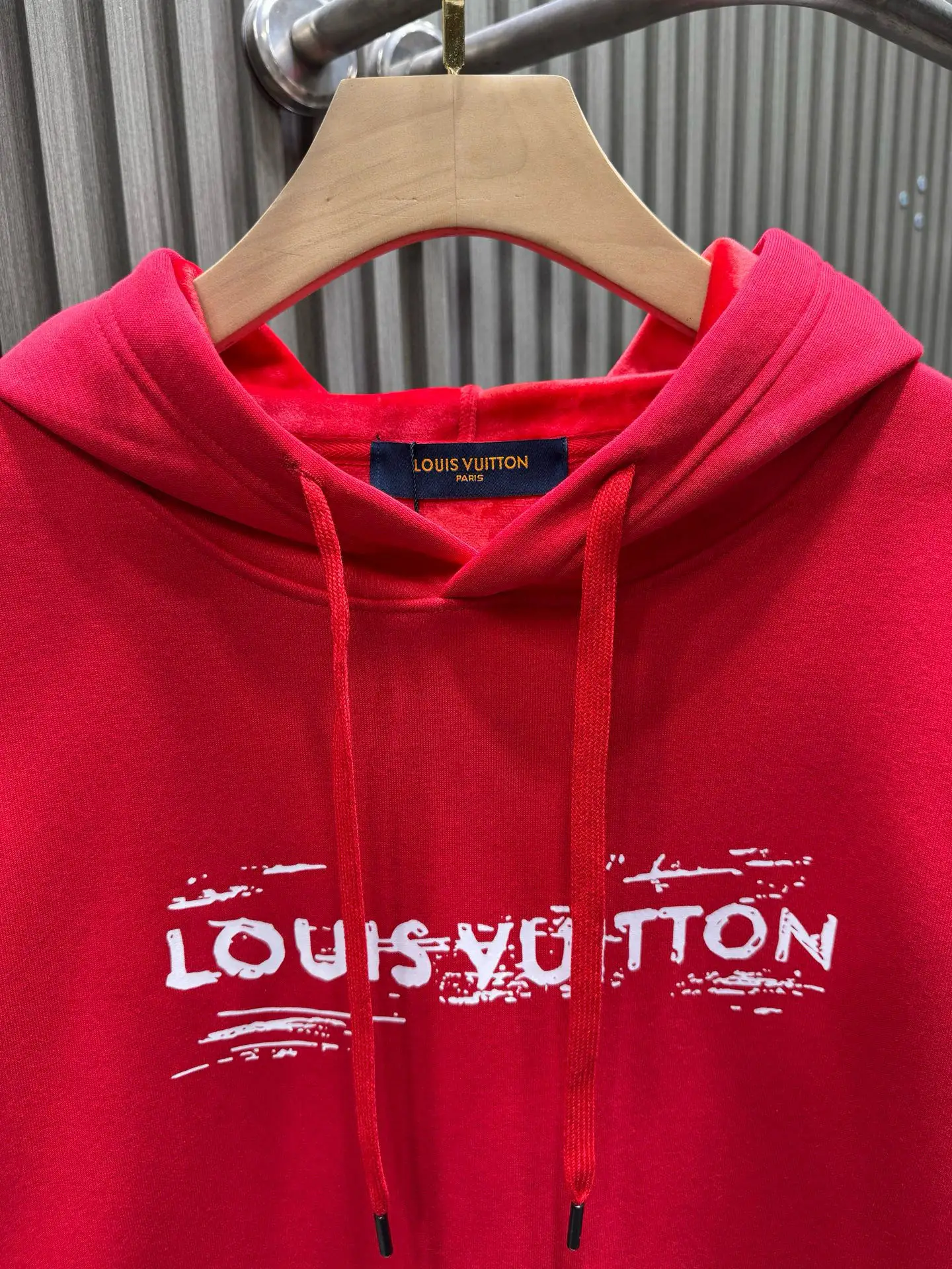 Logo Print Cotton-Blend Fleece Hoodie D19014133 — view 3