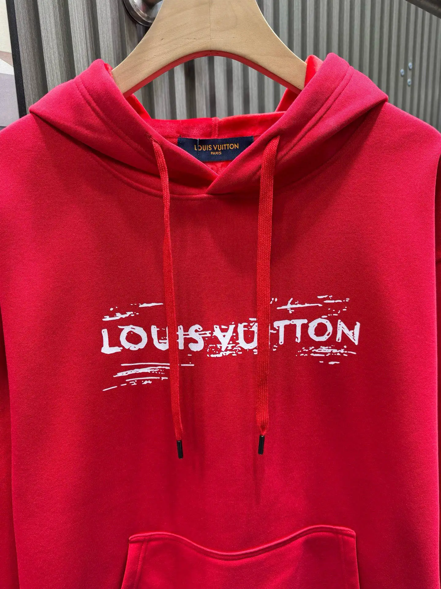 Logo Print Cotton-Blend Fleece Hoodie D19014133 — view 6