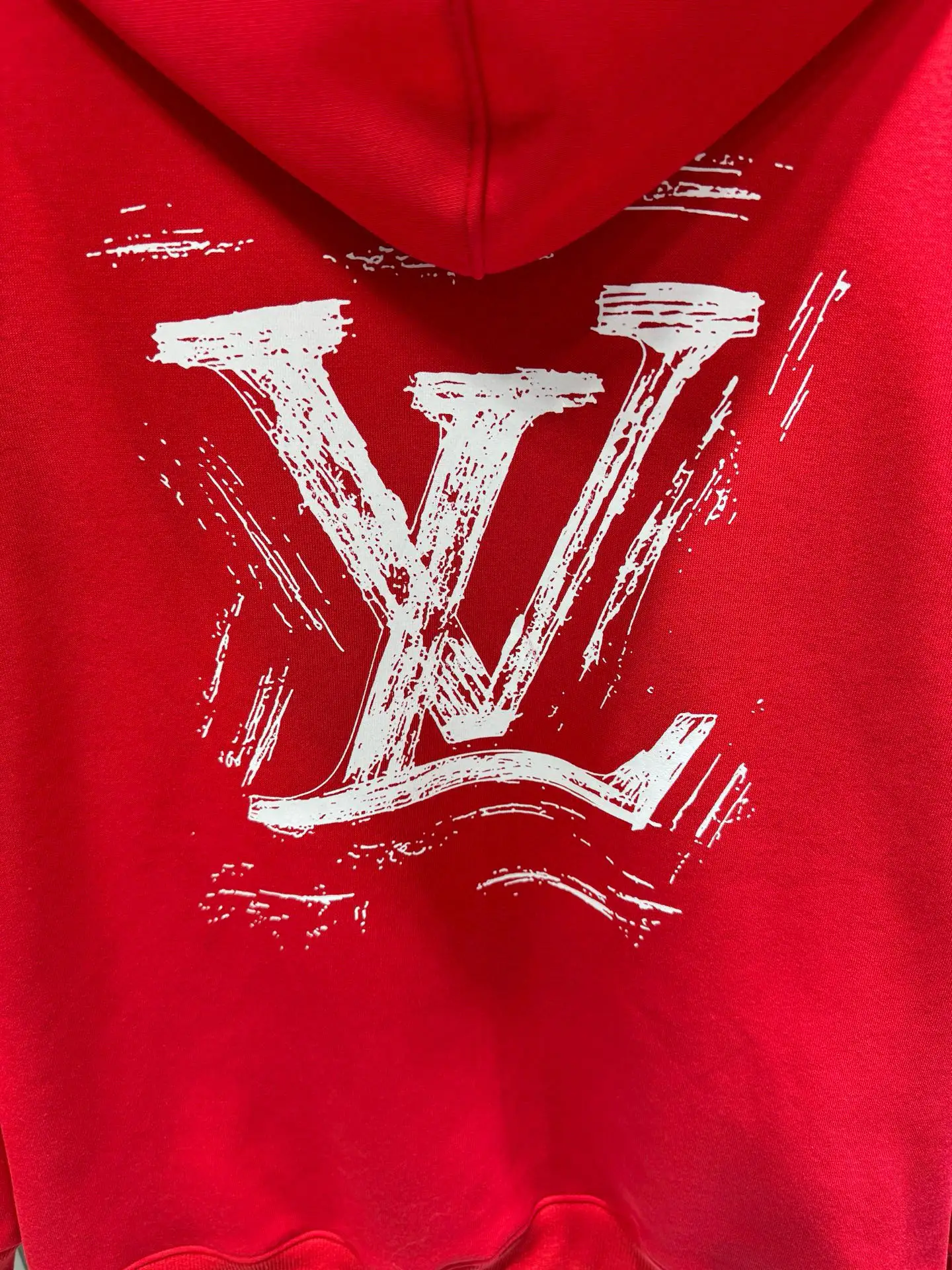 Logo Print Cotton-Blend Fleece Hoodie D19014133 — view 9