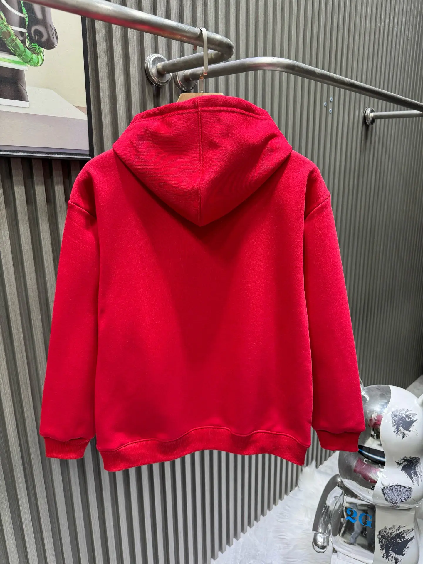 Monogram Horse Graphic Cotton Hoodie D19014134 — view 2