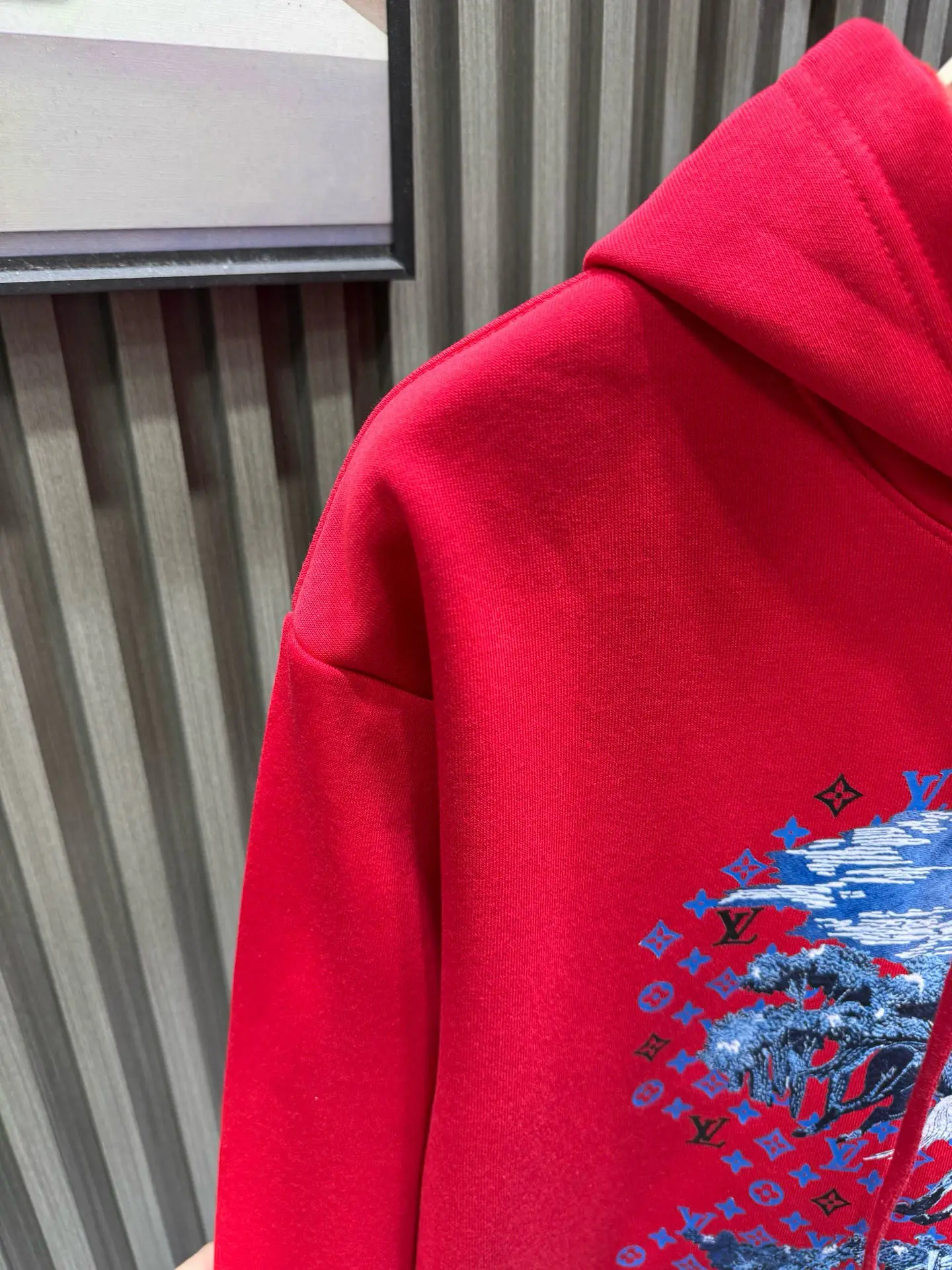 Monogram Horse Graphic Cotton Hoodie D19014134 — view 6