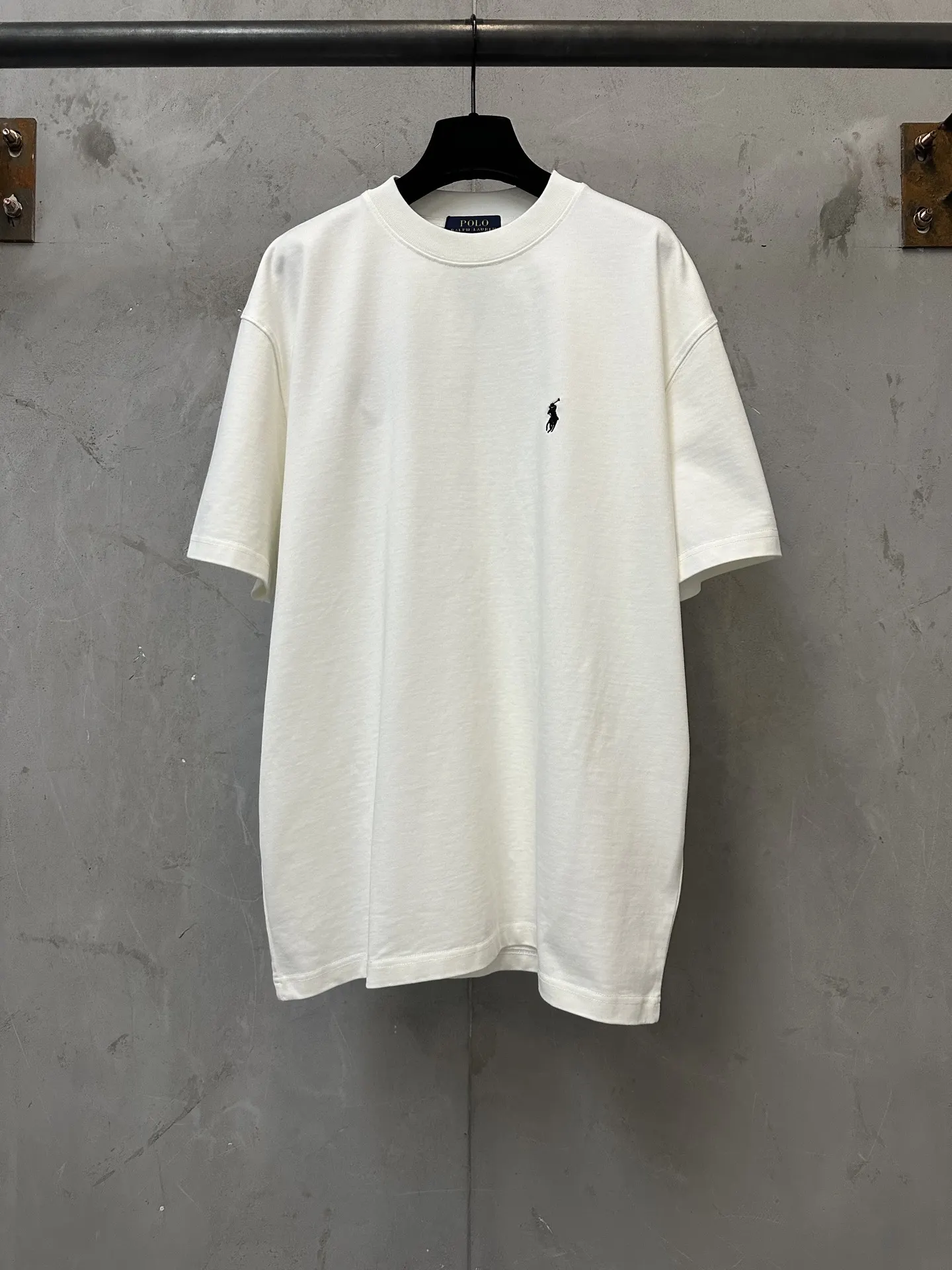 Embroidered Logo Heavyweight Cotton T-Shirt D19011177