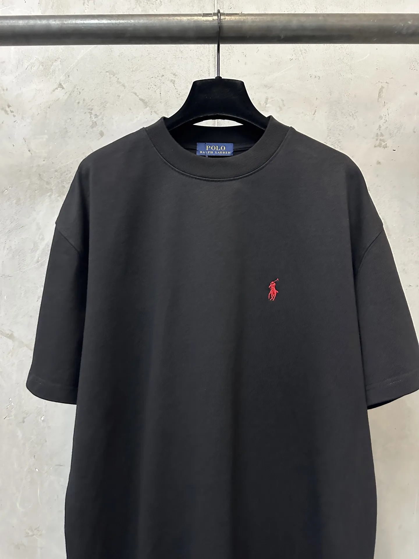 Embroidered Pony Heavyweight Cotton T-Shirt D19011176 — view 3