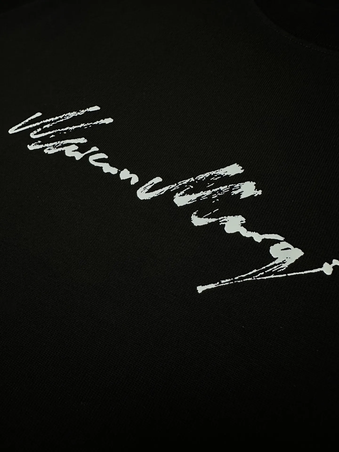 MM6 Maison Margiela Handwritten Logo Cotton T-Shirt D19011175 — view 7
