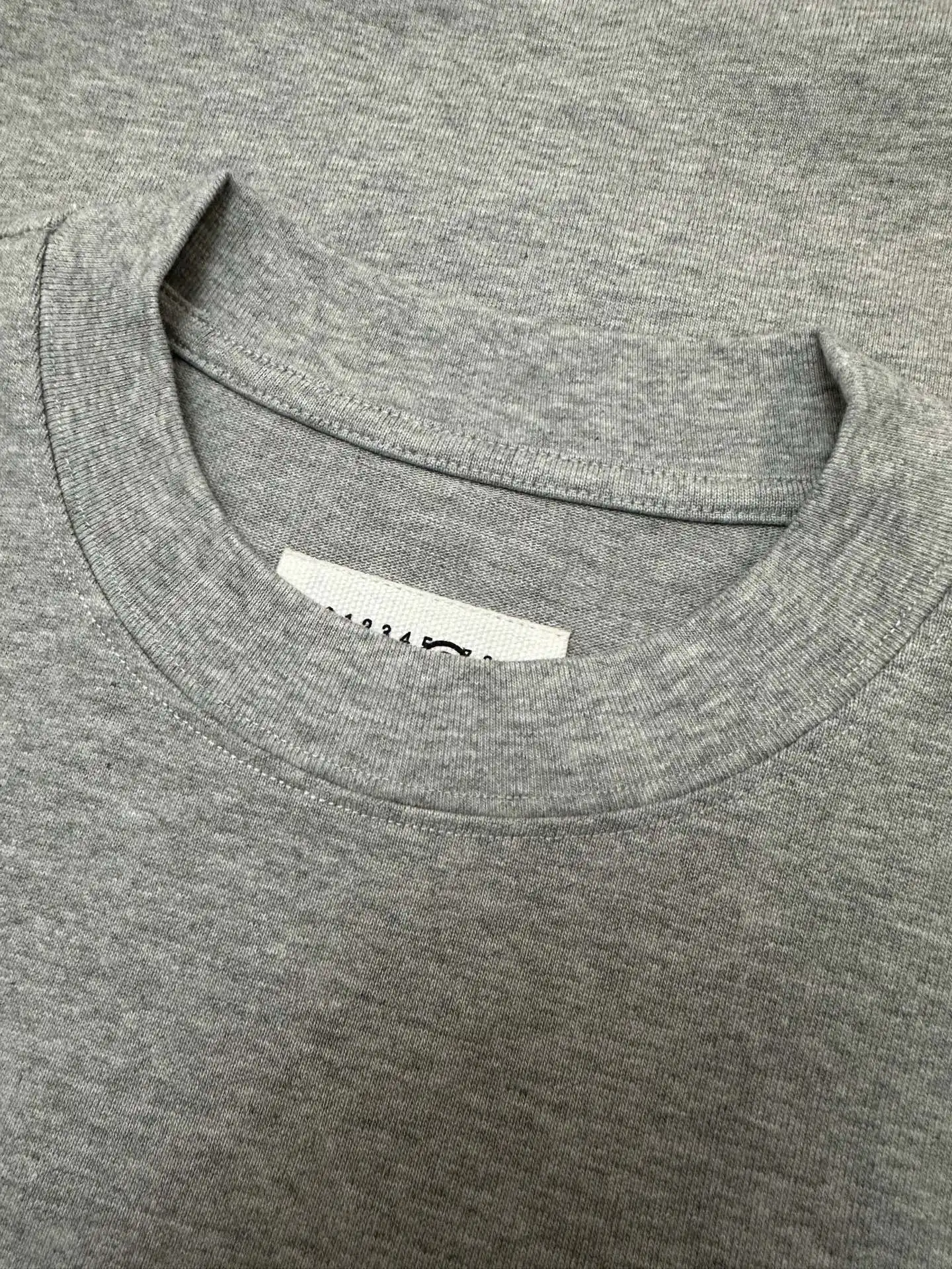 MM6 Handwritten Logo Heavyweight Cotton T-Shirt D19011174 — view 6