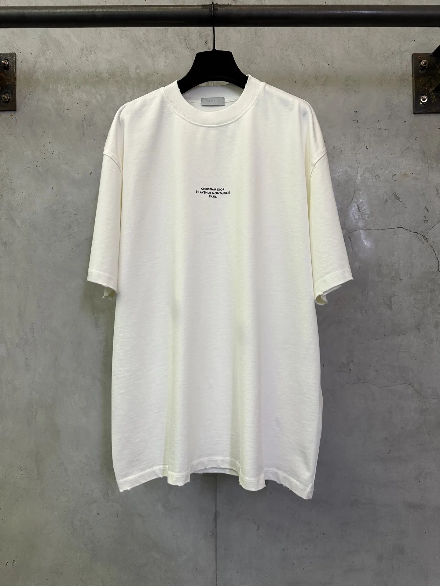 Dior Montaigne Logo Print Cotton T-Shirt D19011212