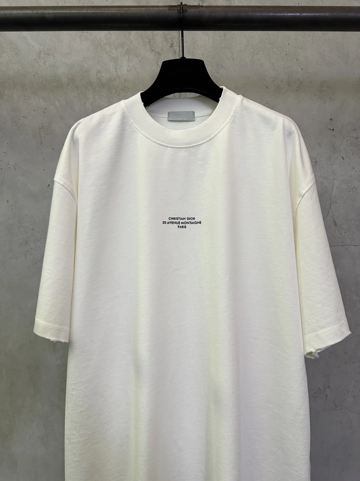 Dior Montaigne Logo Print Cotton T-Shirt D19011212 — view 3