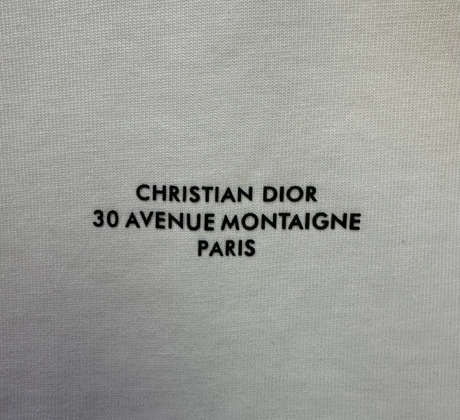 Dior Montaigne Logo Print Cotton T-Shirt D19011212 — view 8