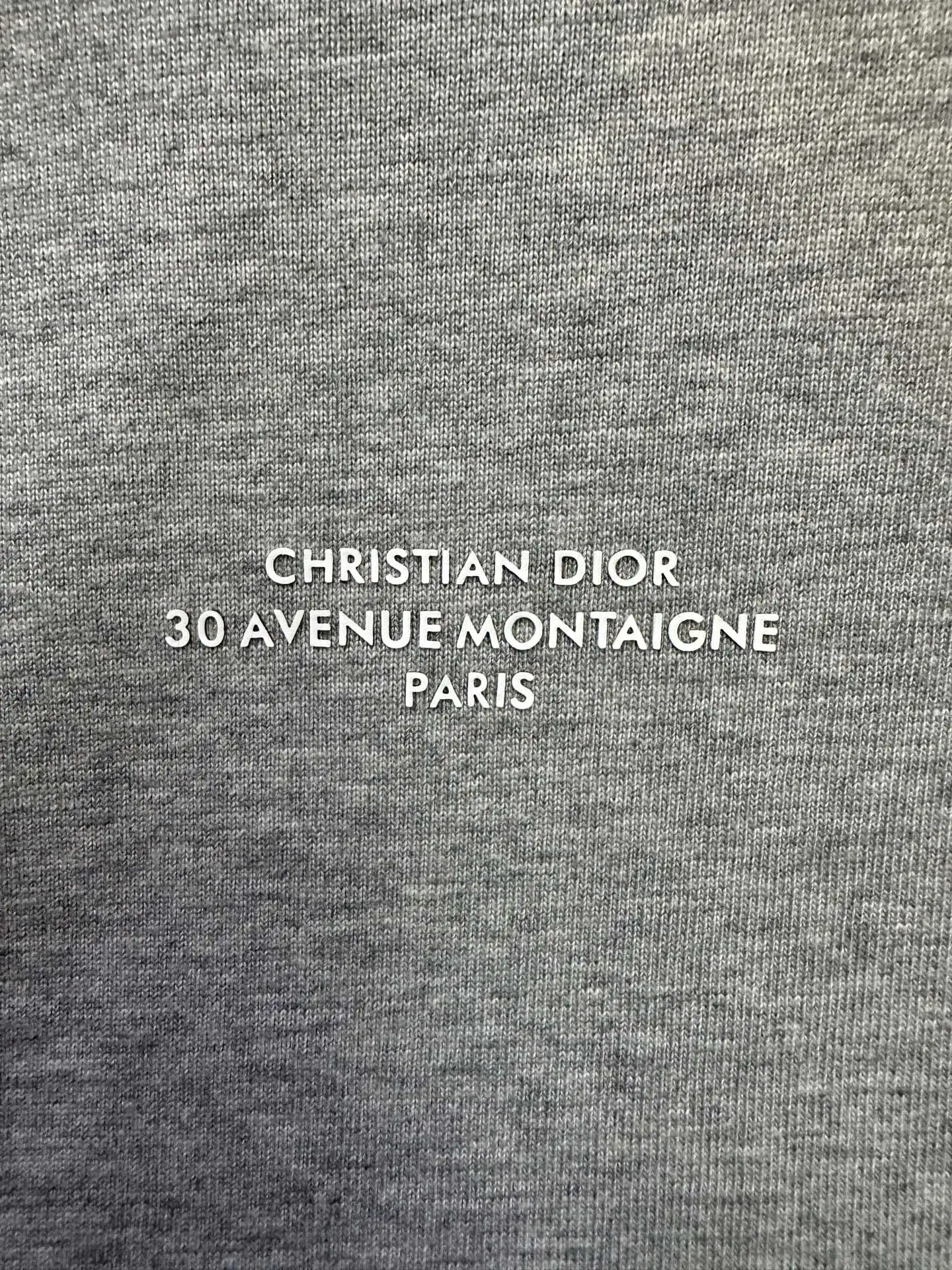 Dior Montaigne Logo Heavyweight Cotton T-Shirt D19011213 — view 8