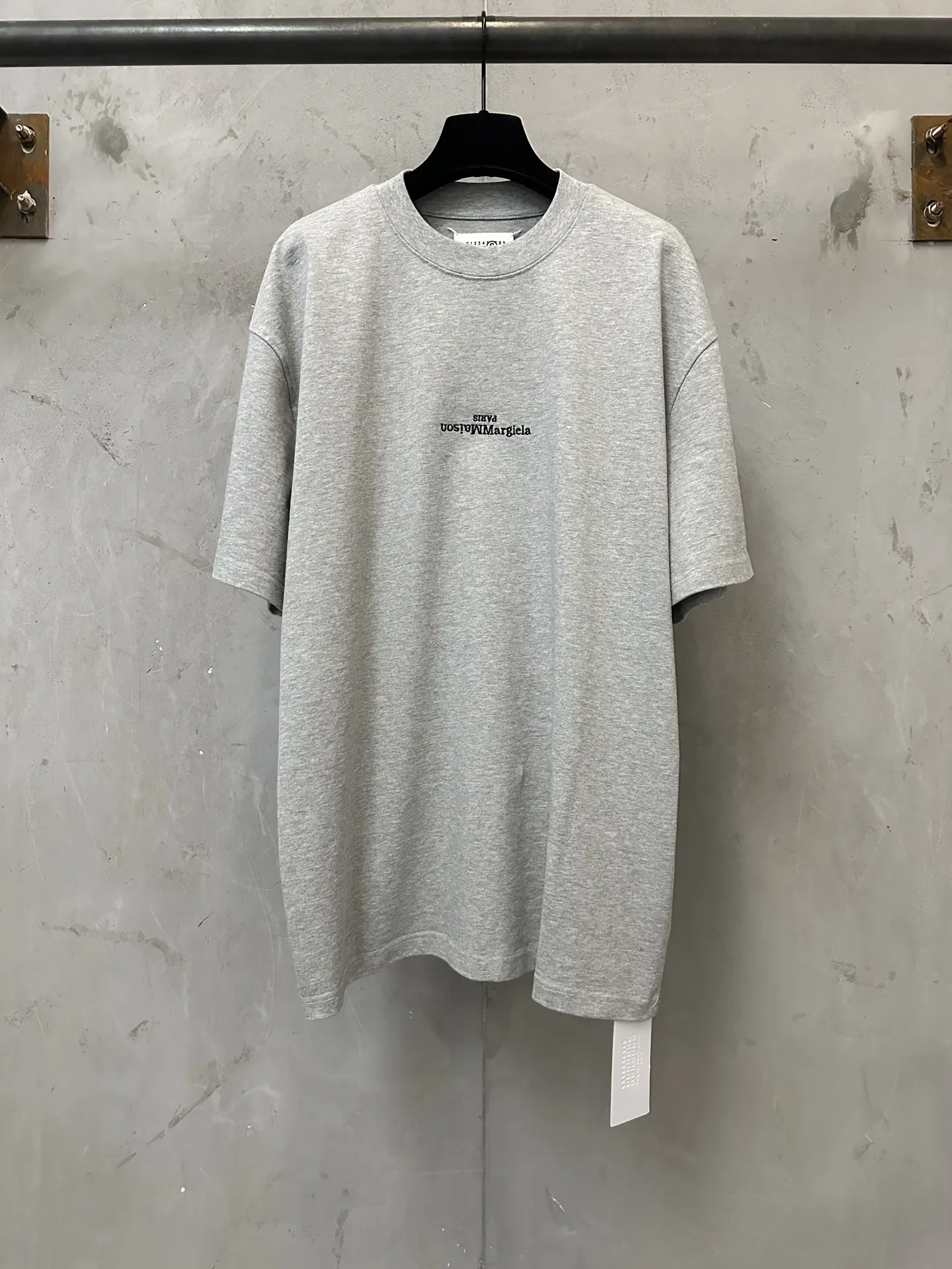 Logo Embroidered Heavyweight Cotton T-Shirt D19011165