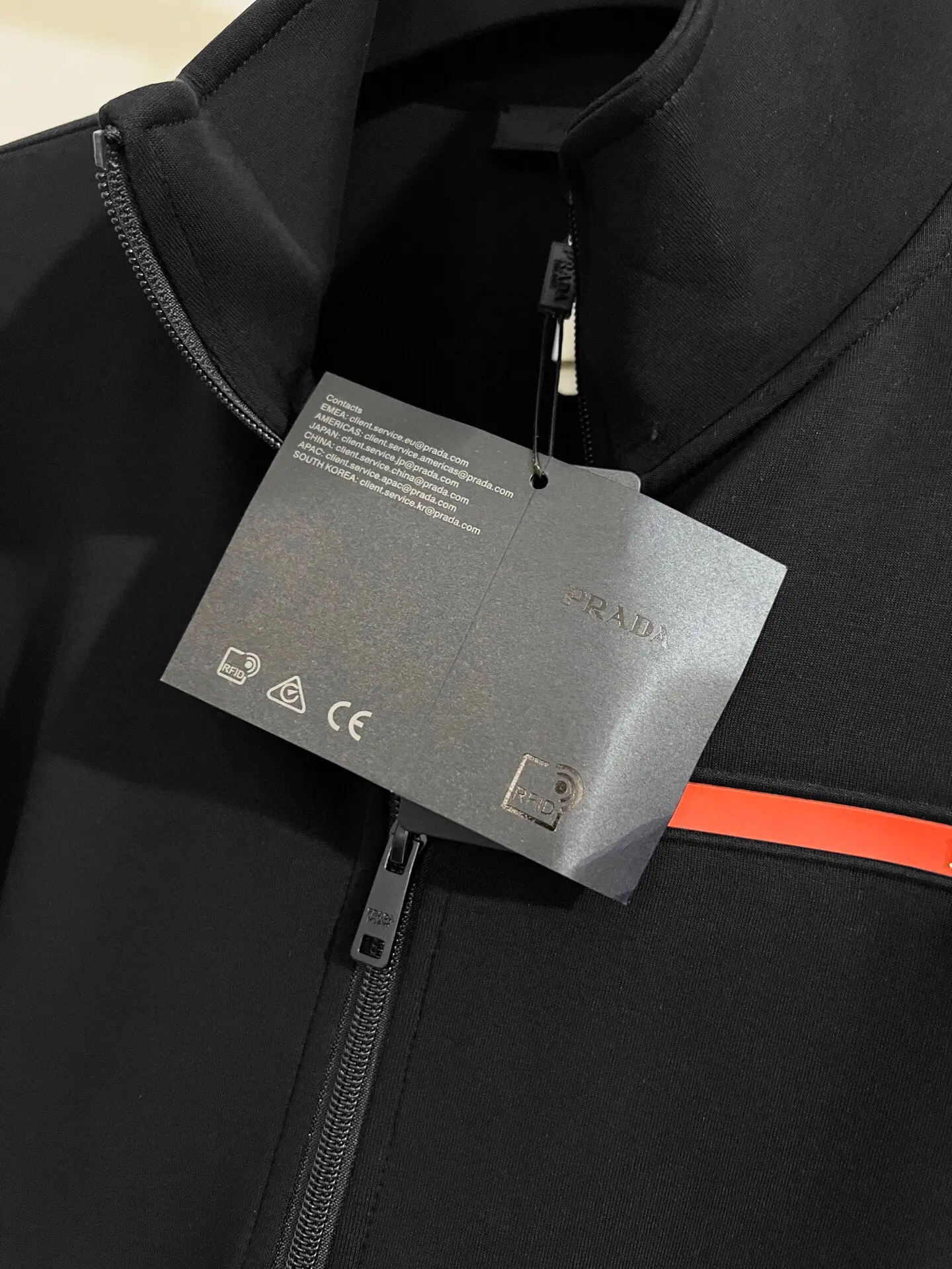 Logo-Patch Zip-Up Track Jacket D19516046 — view 8