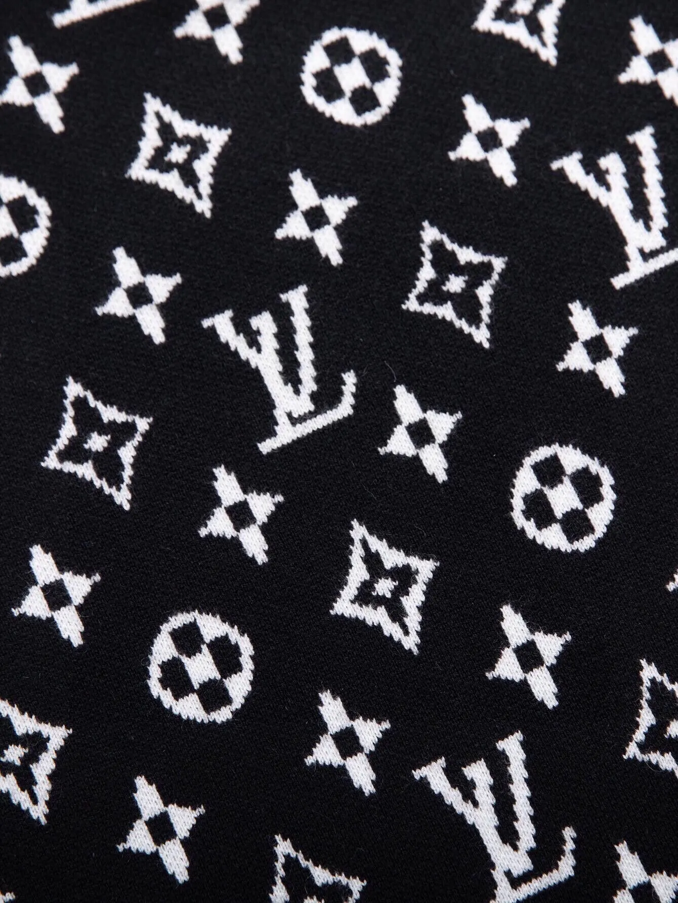 Monogram Jacquard Wool Crew-Neck Sweater D19516051 — view 5