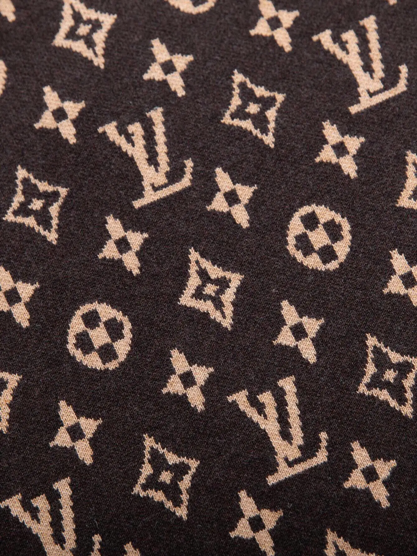 Monogram Jacquard Wool Crew-Neck Sweater D19516050 — view 5