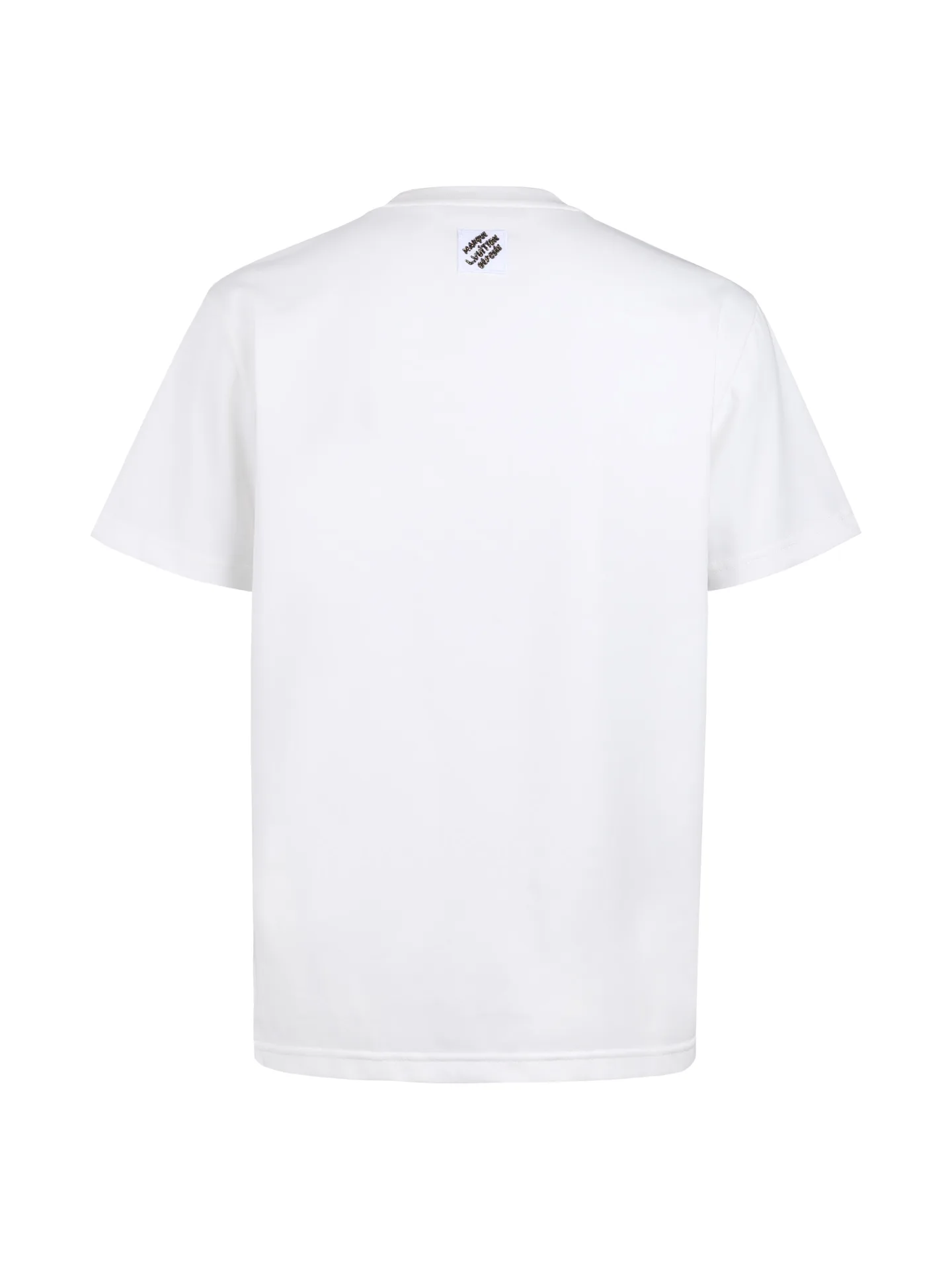 Sequin Logo Embroidered Cotton T-Shirt D19513843 — view 2