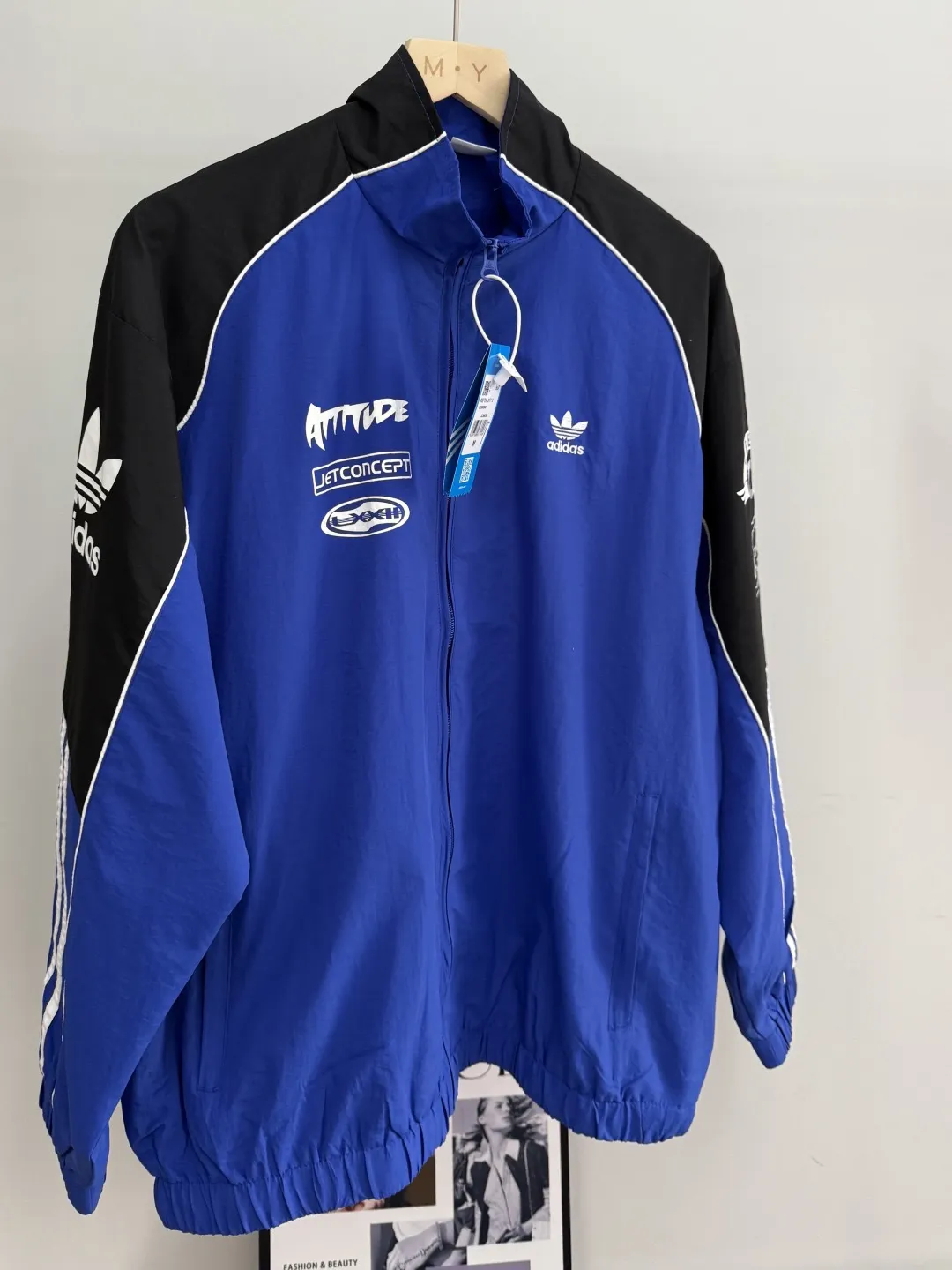 Logo-Print Color-Block Track Jacket D19513999