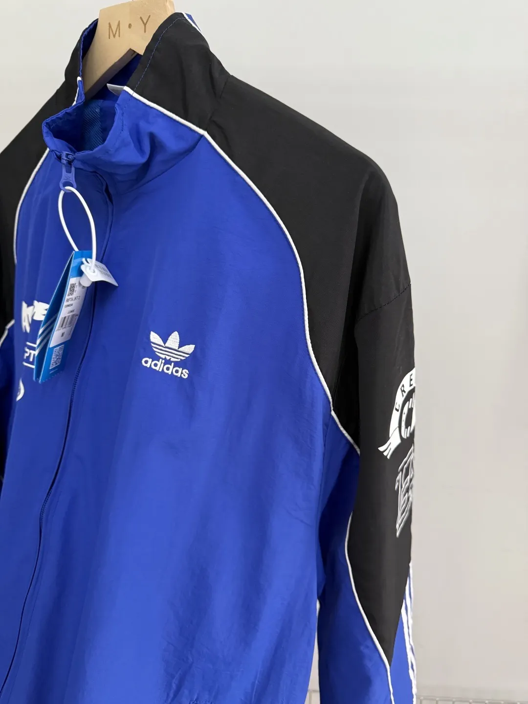 Logo-Print Color-Block Track Jacket D19513999 — view 3
