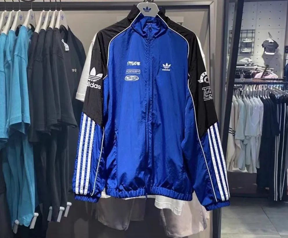 Logo-Print Color-Block Track Jacket D19513999 — view 10