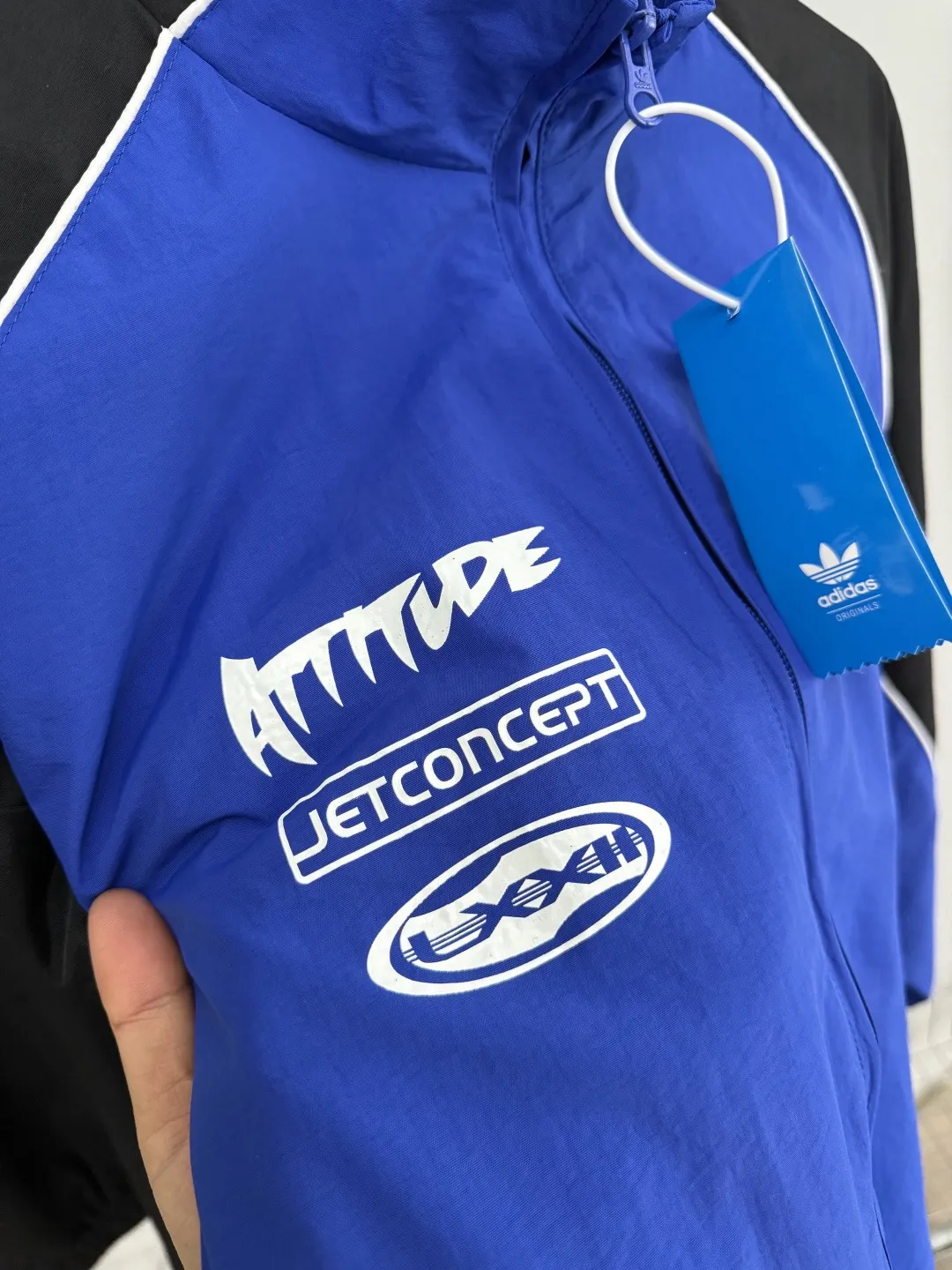 Logo-Print Color-Block Track Jacket D19513999 — view 12