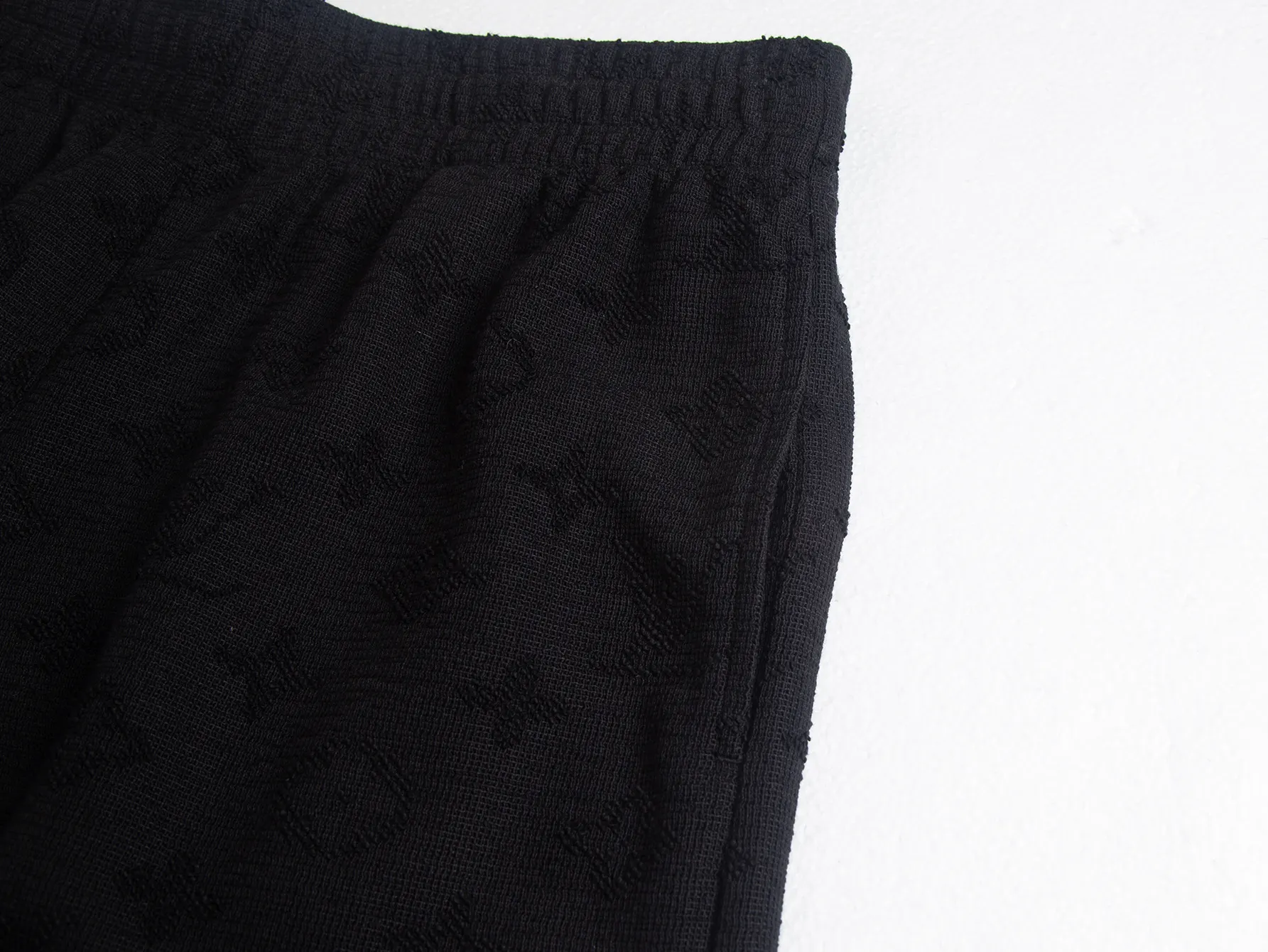 Monogram Jacquard Terry Cotton Shorts D19515228 — view 4