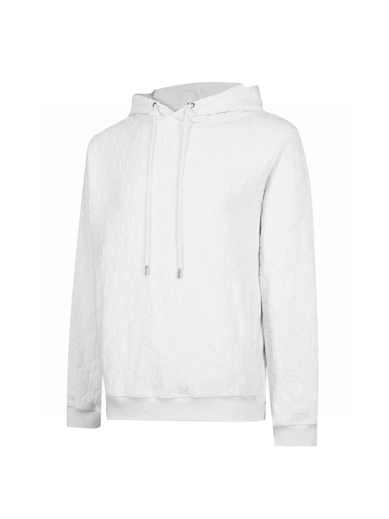 Oblique Jacquard Terry Cotton Hoodie D19516072