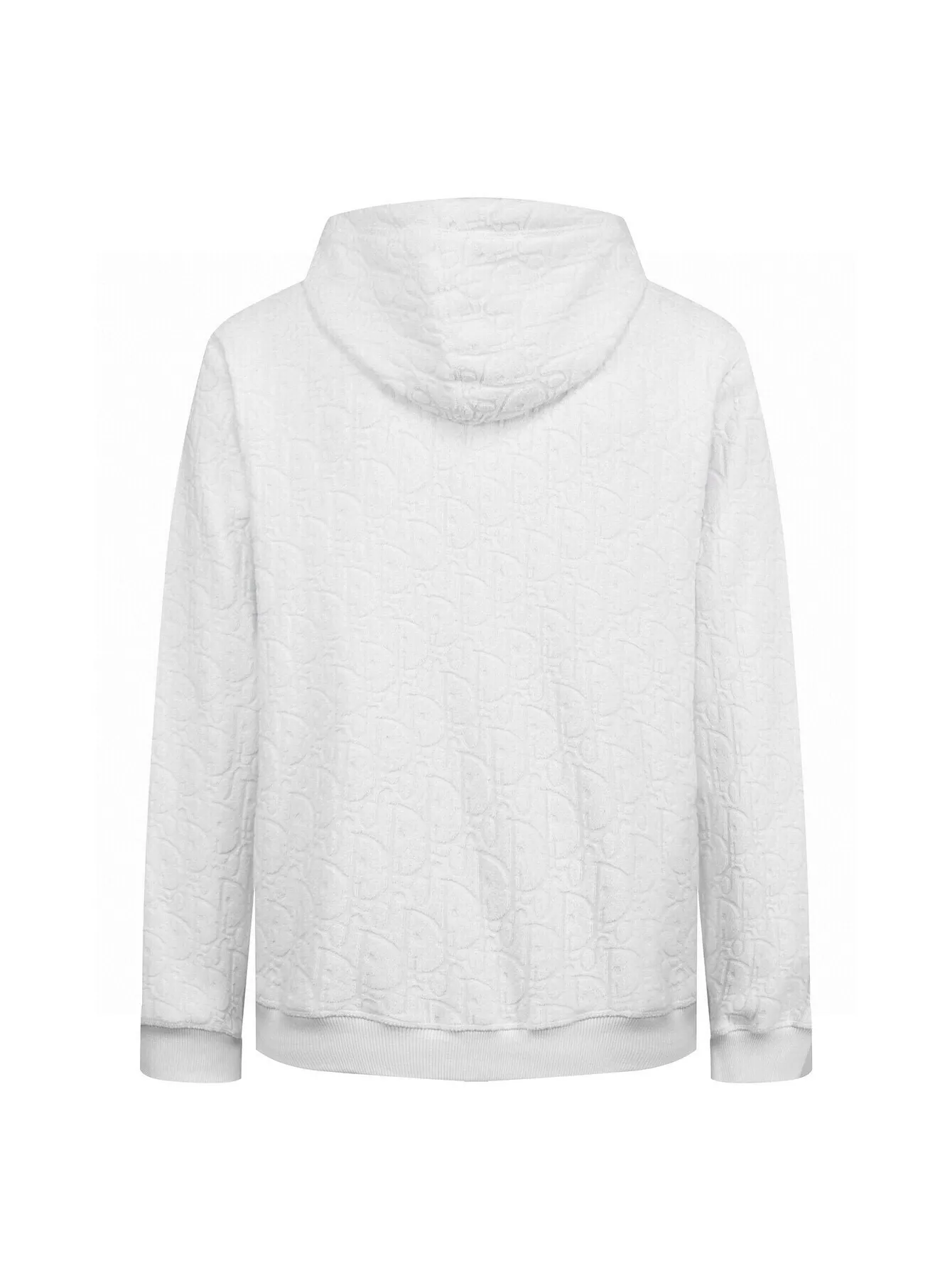 Oblique Jacquard Terry Cotton Hoodie D19516072 — view 3
