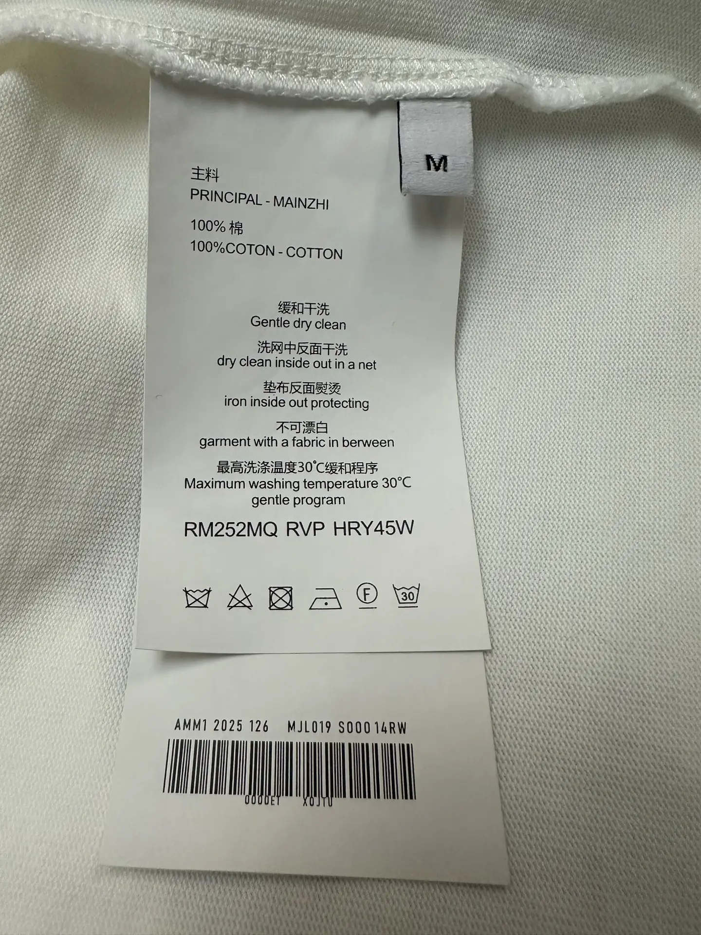 Embroidered Heavyweight Cotton T-Shirt D19511190 — view 9