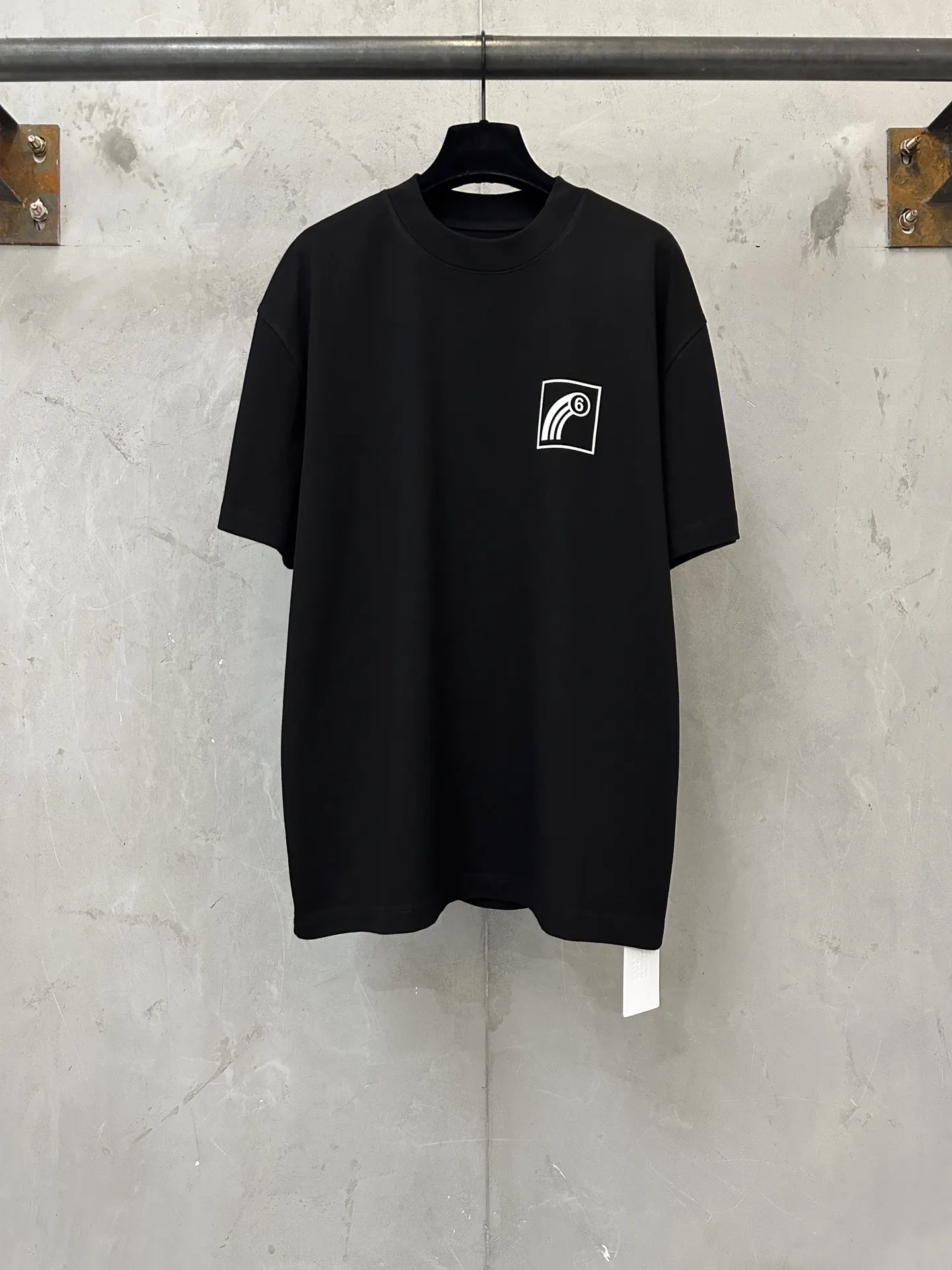 MM6 Maison Margiela Flocked Logo Heavyweight T-Shirt D19523727