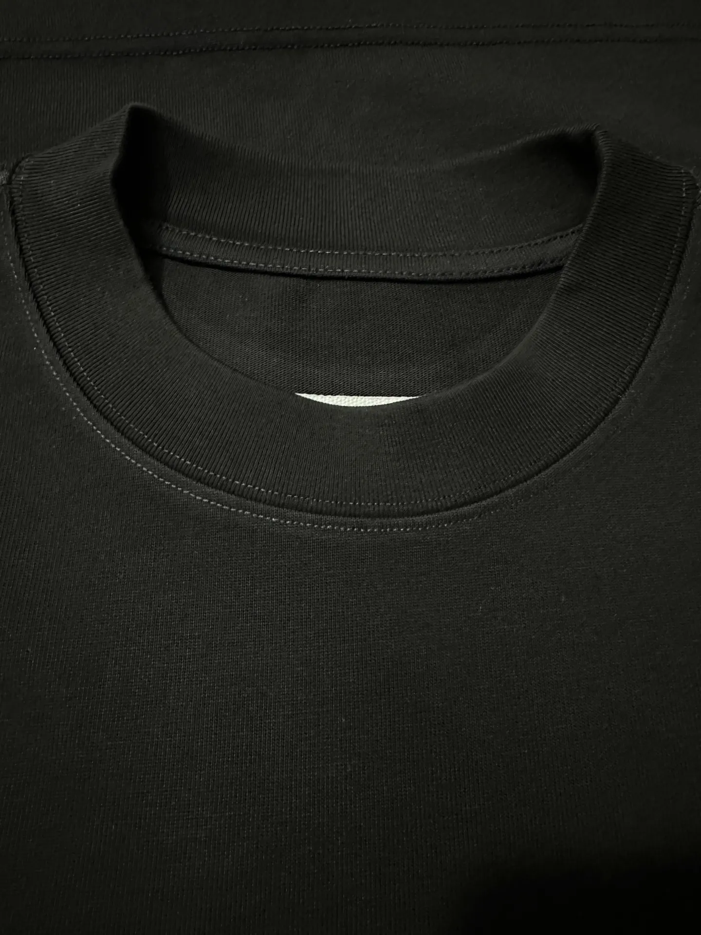 MM6 Maison Margiela Flocked Logo Heavyweight T-Shirt D19523727 — view 6