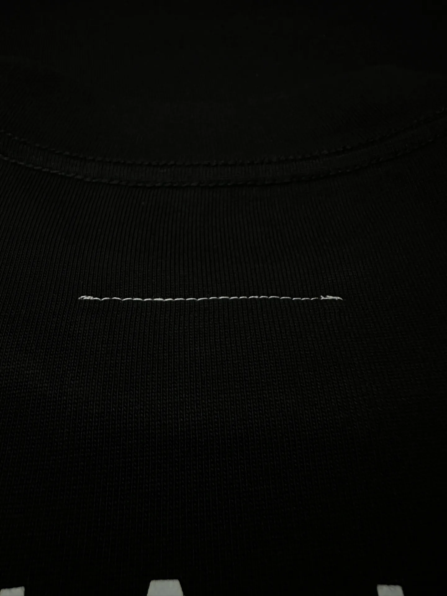MM6 Maison Margiela Flocked Logo Heavyweight T-Shirt D19523727 — view 9