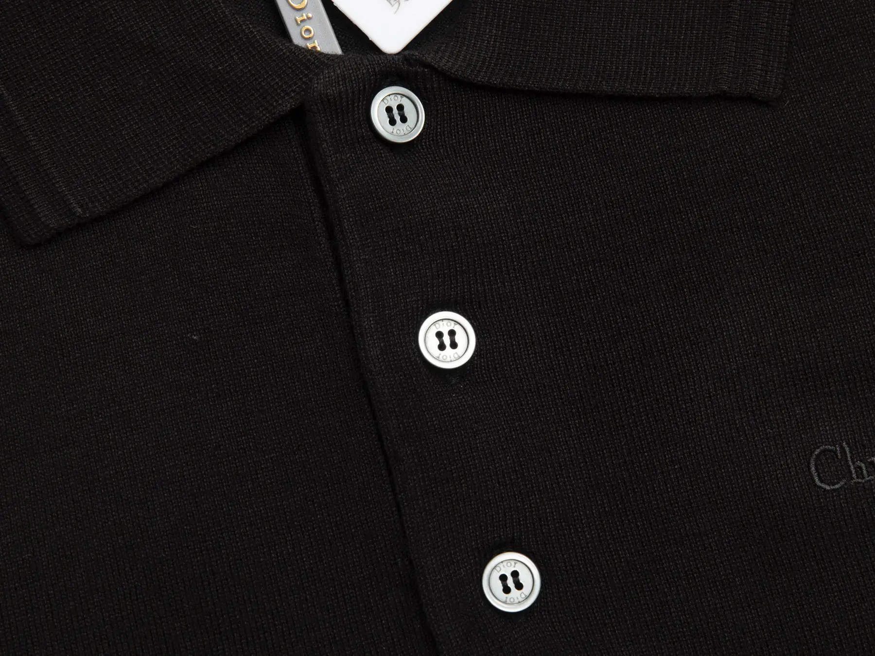 Christian Dior Couture Cashmere Knit Polo Shirt D20015273 — view 5