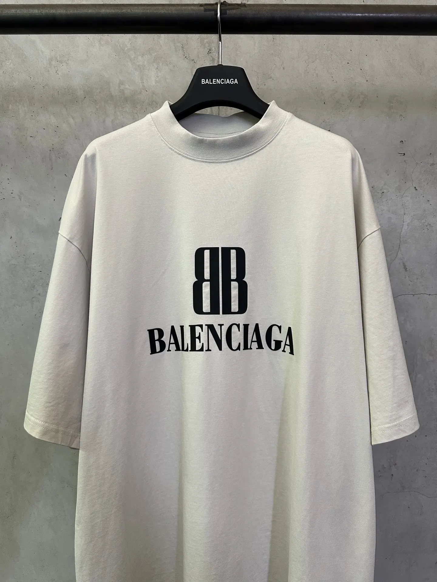 Double B Logo Print Cotton T-Shirt D20012501 — view 3