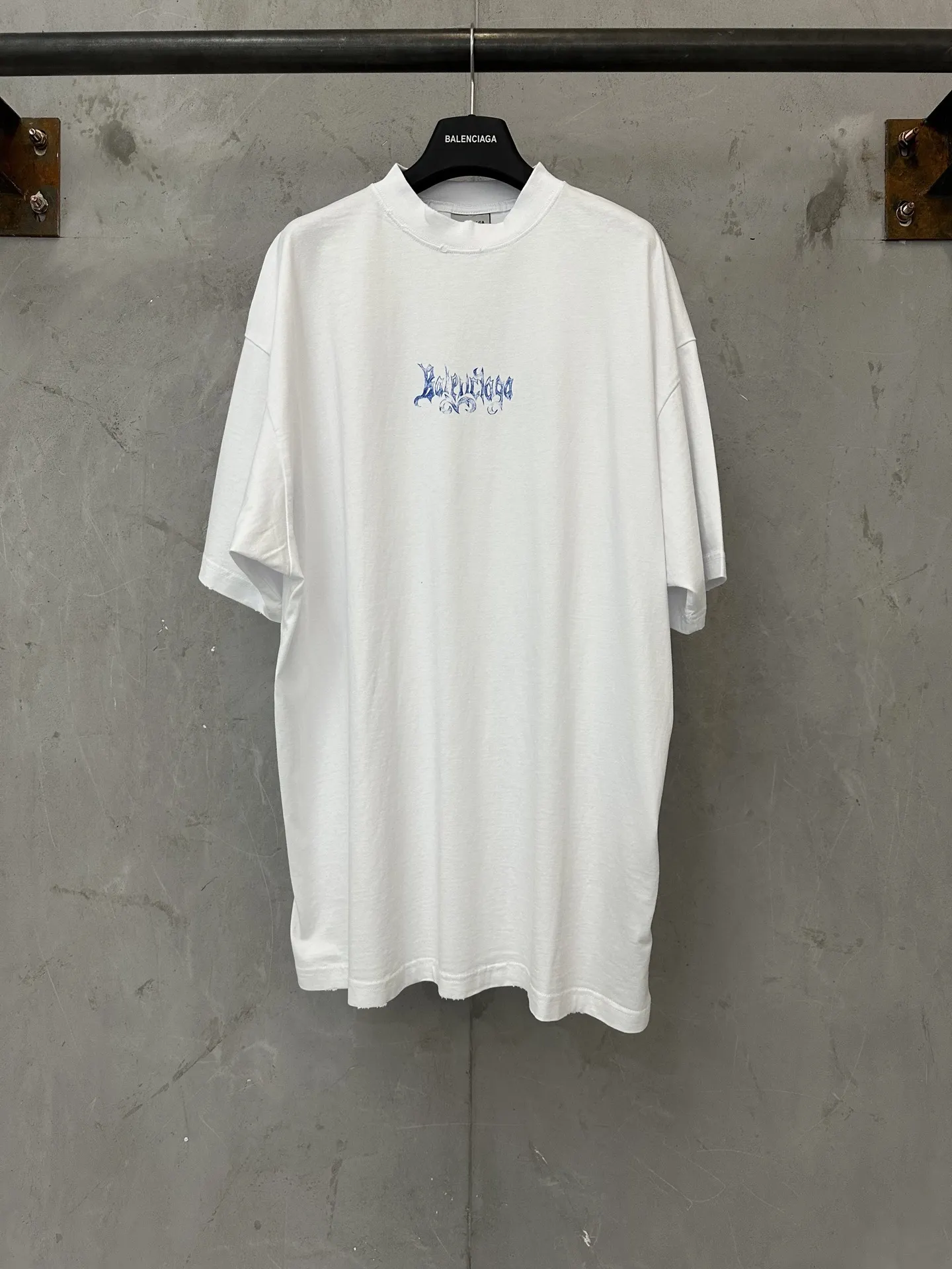 Gothic Logo Oversized Cotton T-Shirt D20011476