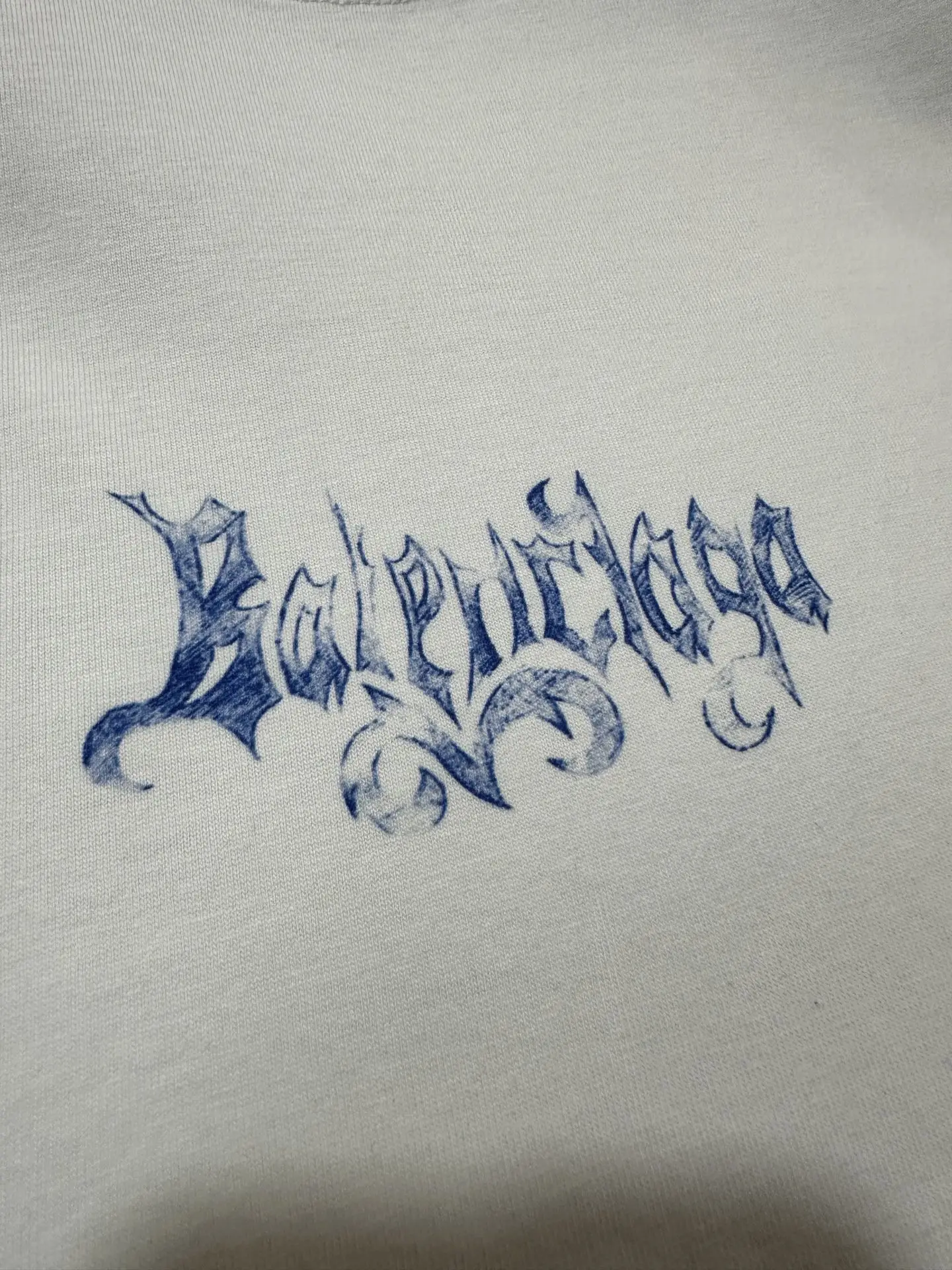 Gothic Logo Oversized Cotton T-Shirt D20011476 — view 6