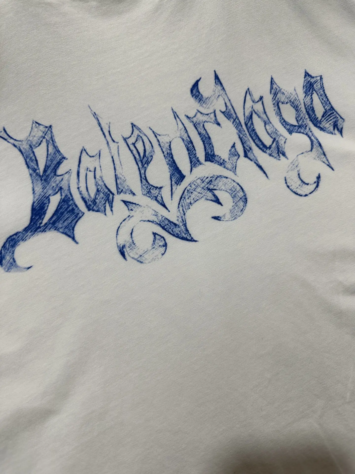 Gothic Logo Oversized Cotton T-Shirt D20011476 — view 7