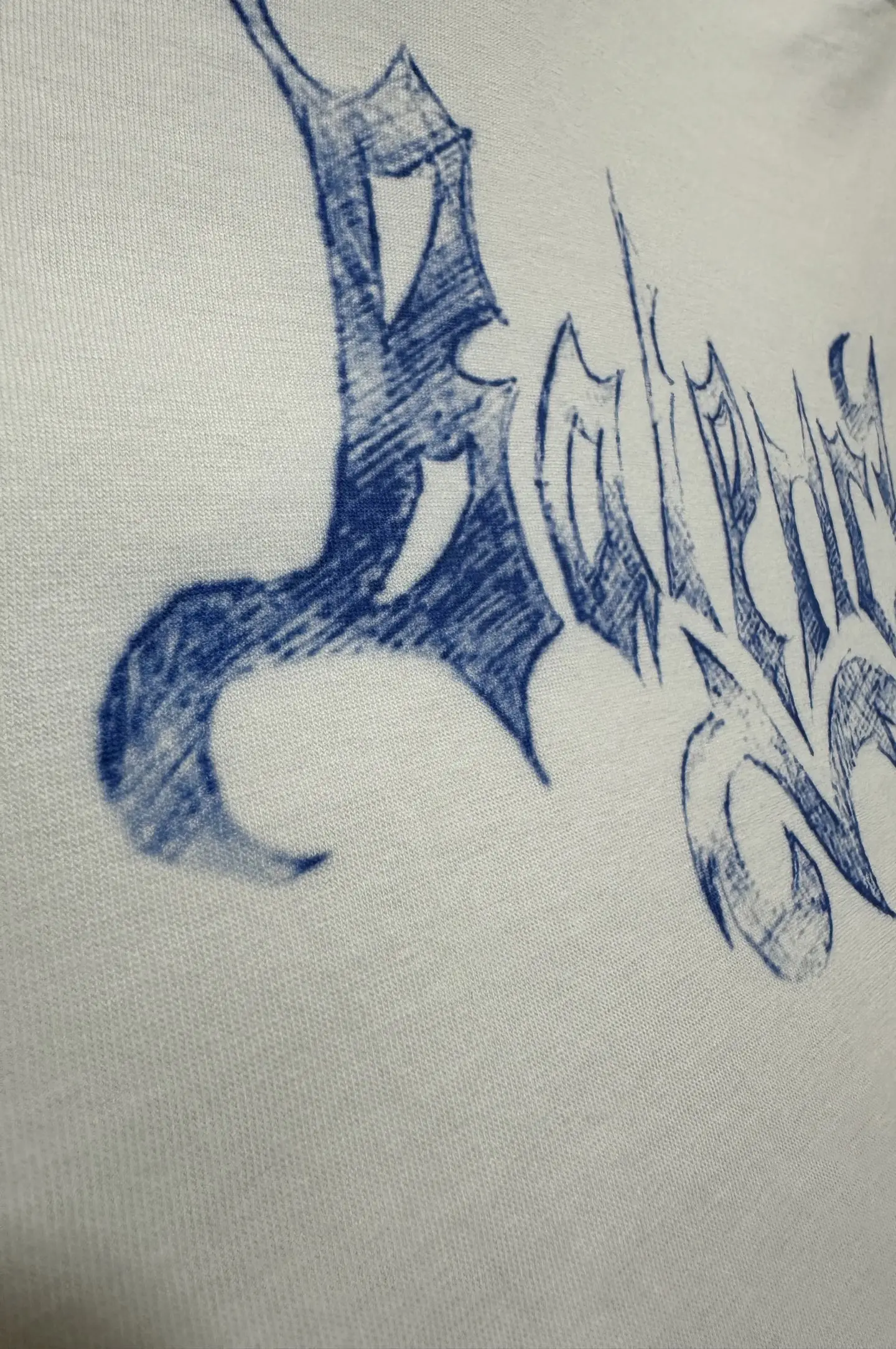 Gothic Logo Oversized Cotton T-Shirt D20011476 — view 8