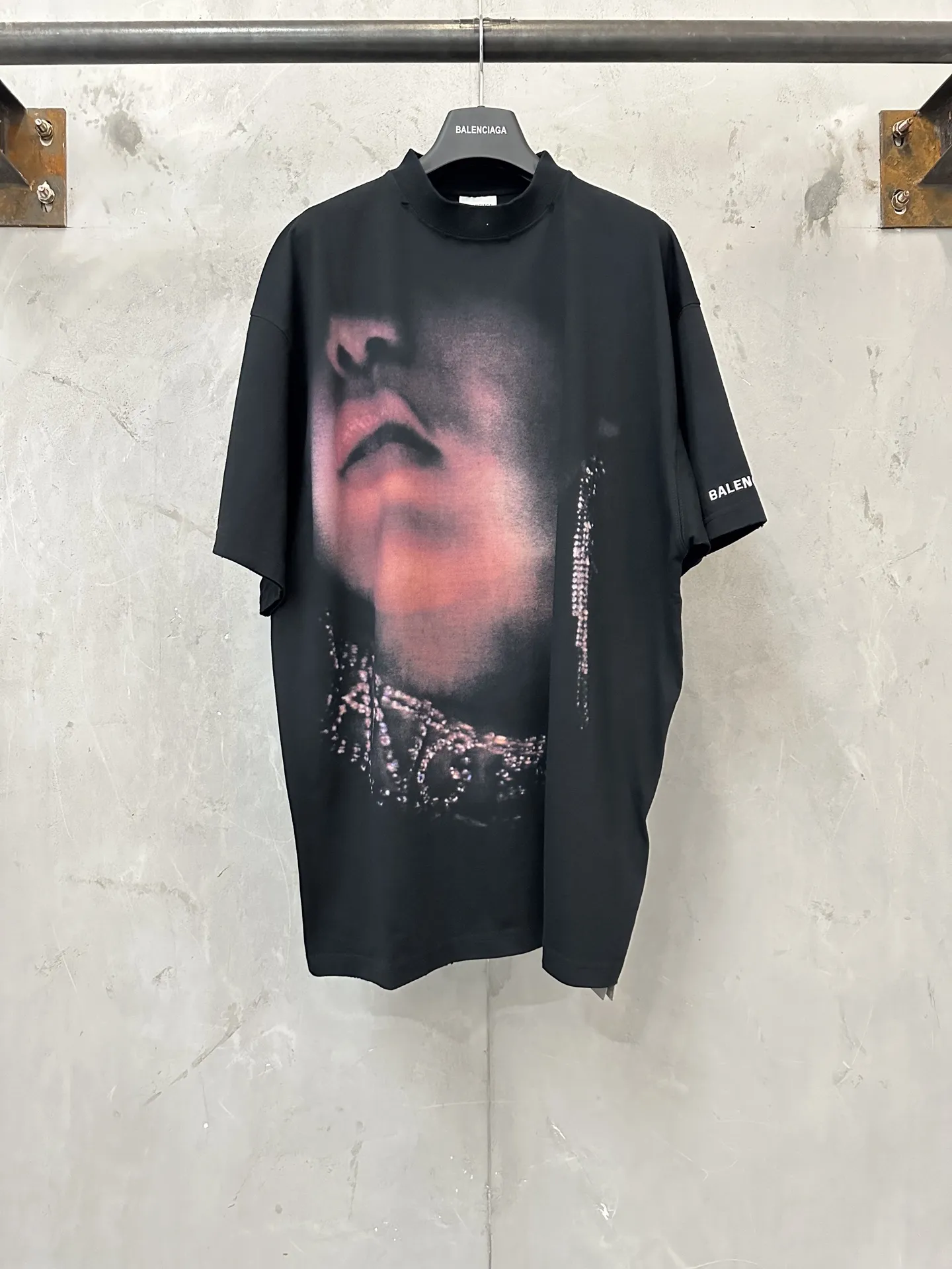 Euphoria Print Oversized Cotton T-Shirt D20023735