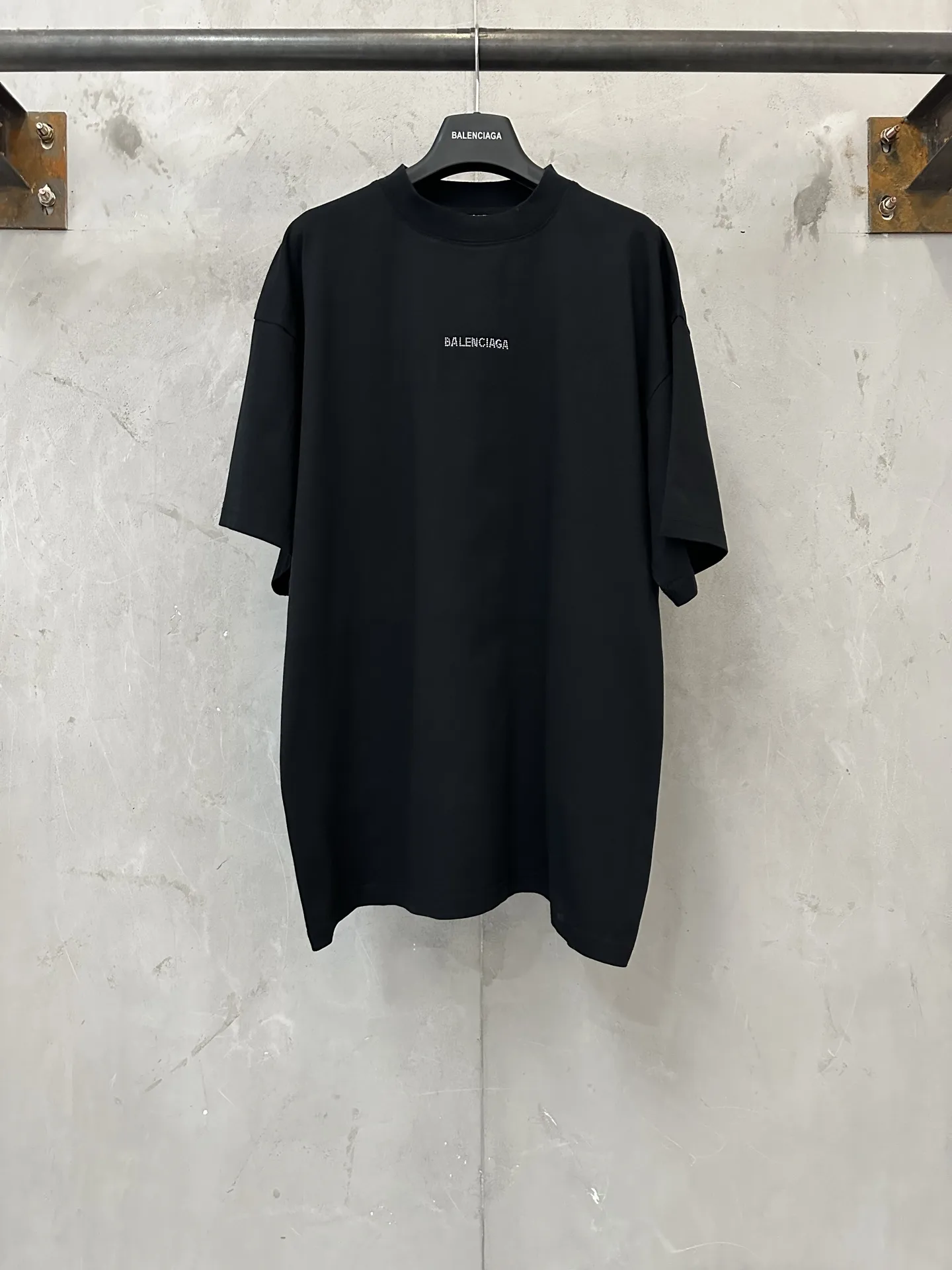 Rhinestone Logo Oversized T-Shirt D20018892