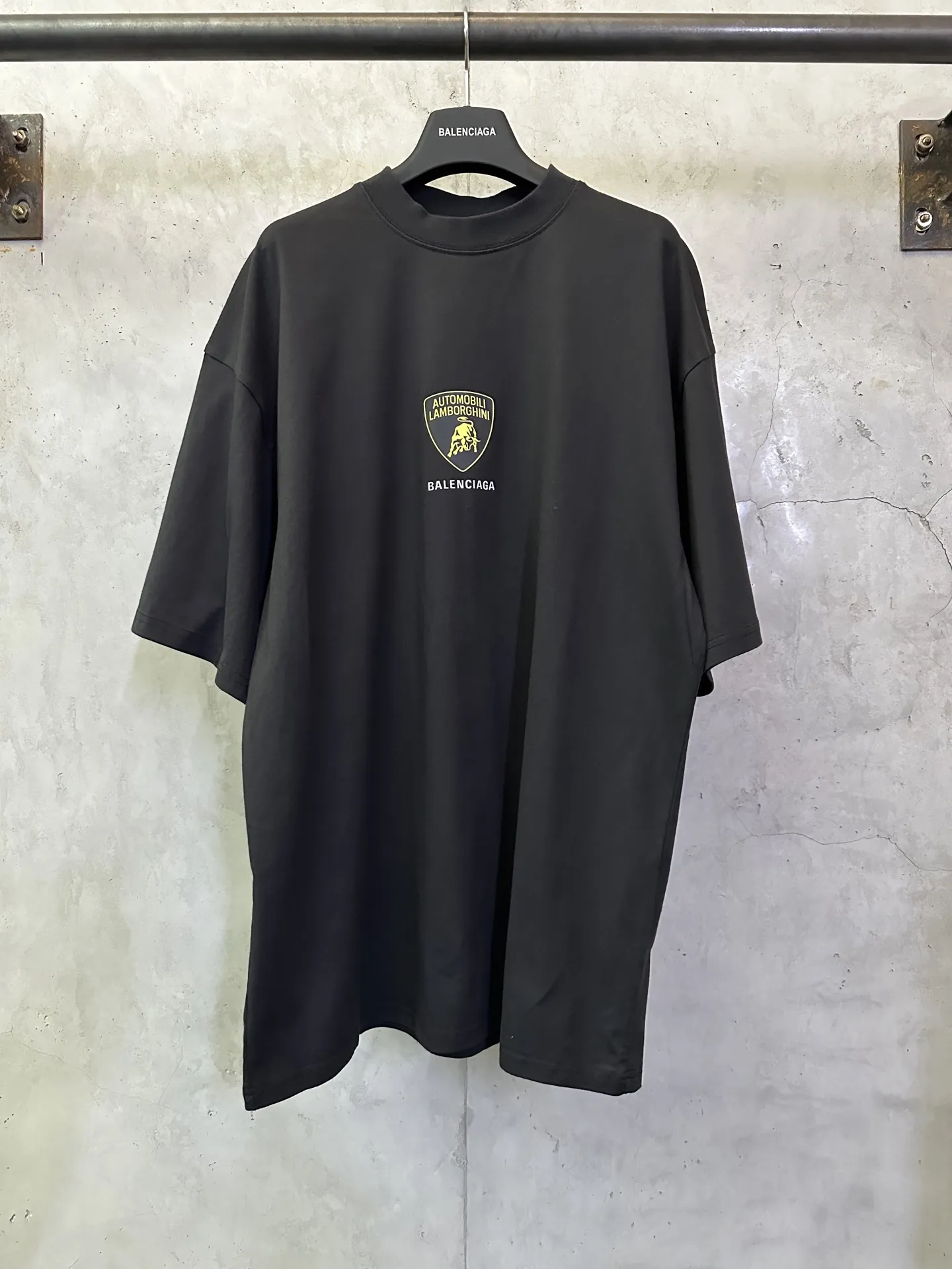 Balenciaga x Lamborghini Logo Print T-Shirt D20012427