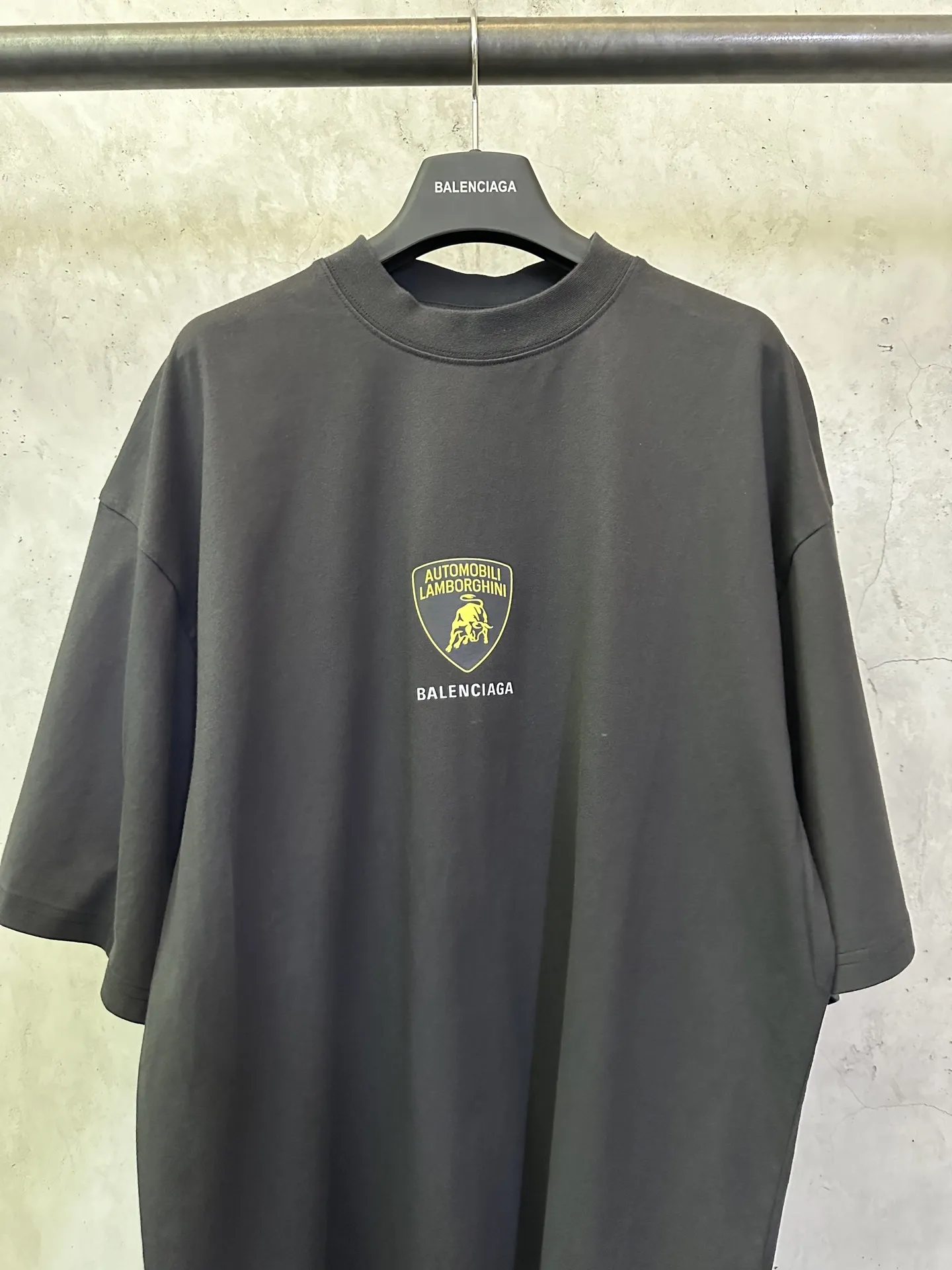 Balenciaga x Lamborghini Logo Print T-Shirt D20012427 — view 3