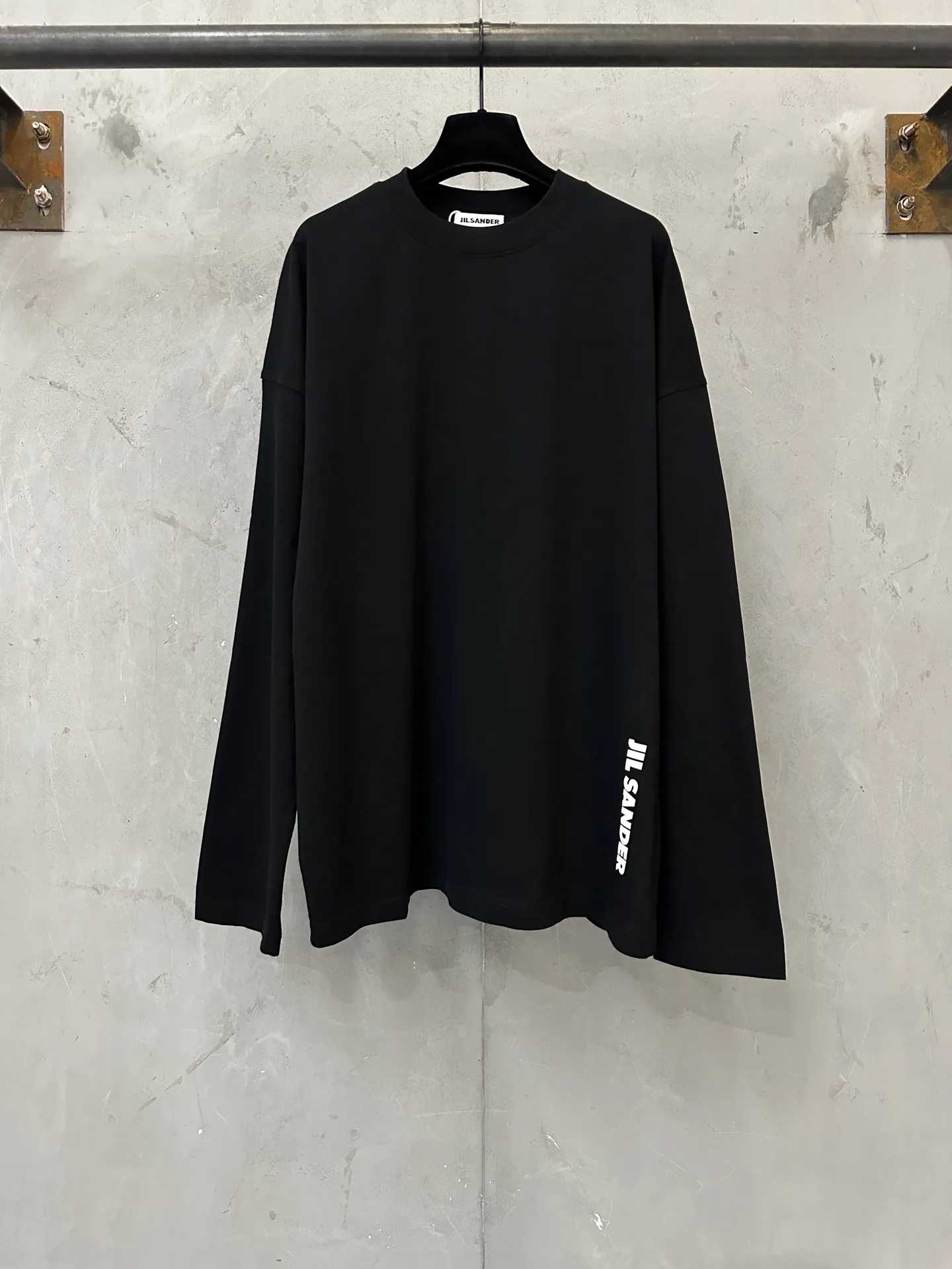 Logo-Print Heavyweight Cotton Long-Sleeve T-Shirt D20023739
