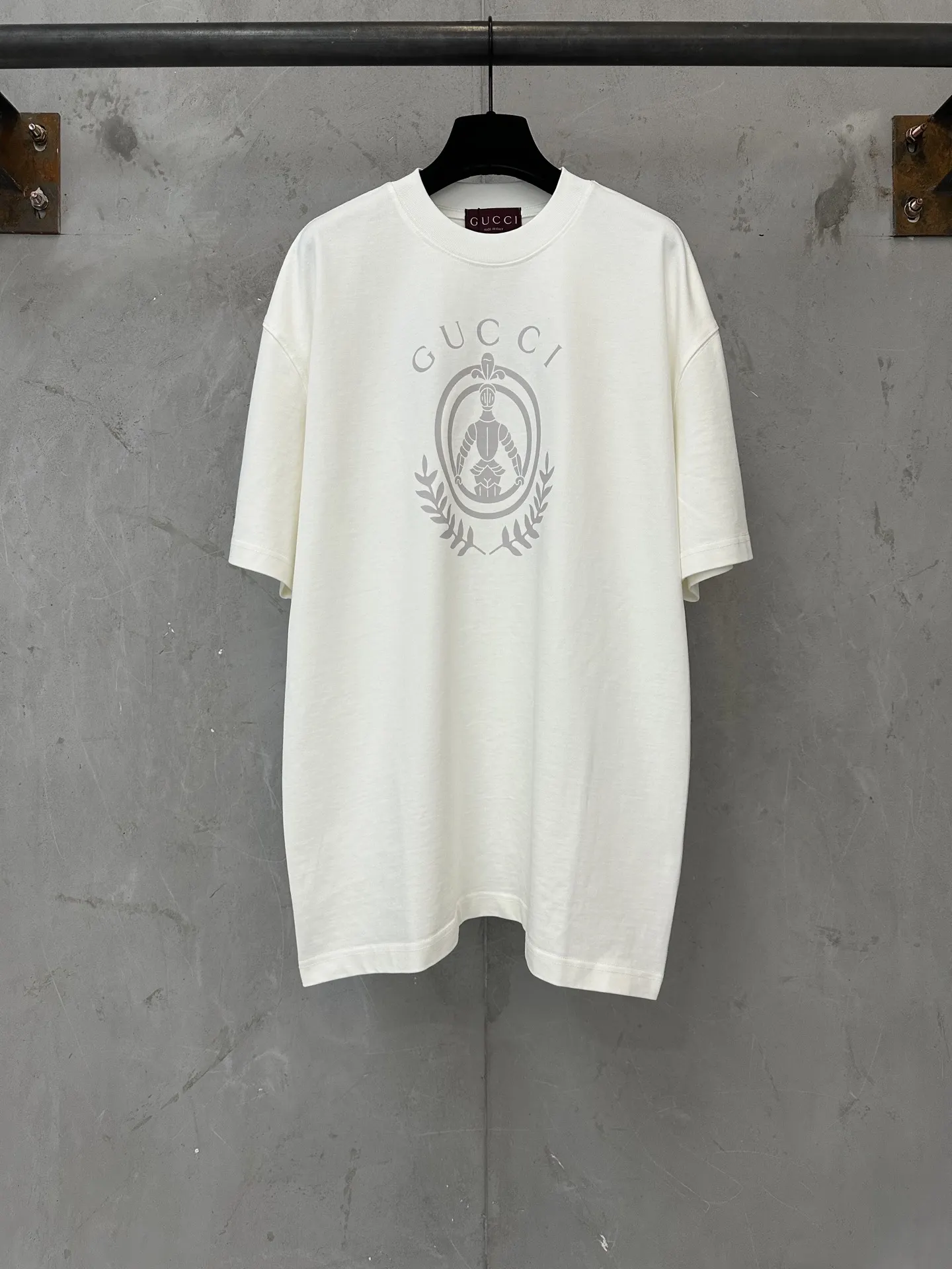 Gucci Knight Crest Heavyweight Cotton T-Shirt D20011486