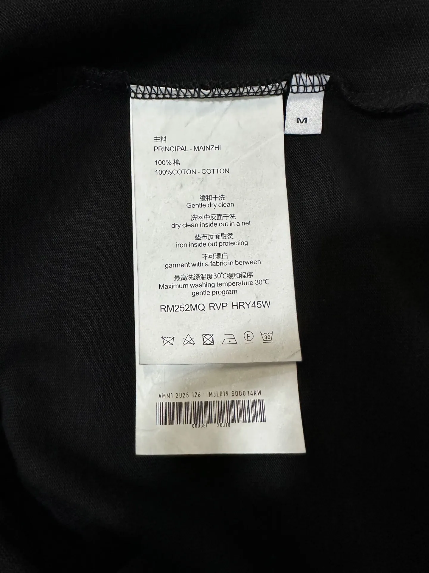 Logo Print Heavyweight Cotton T-Shirt D20011471 — view 9