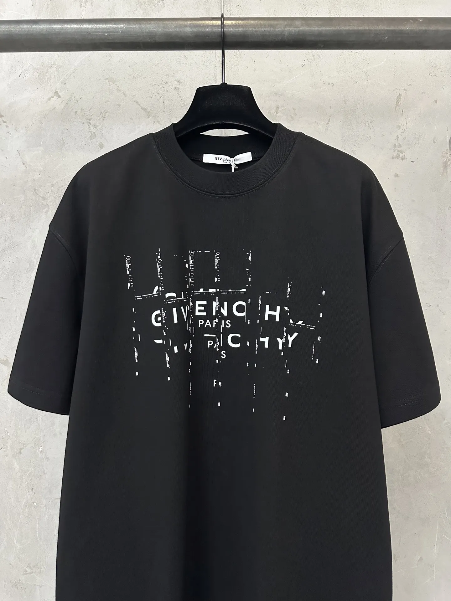 Distorted Logo Heavyweight Cotton T-Shirt D20011490 — view 3