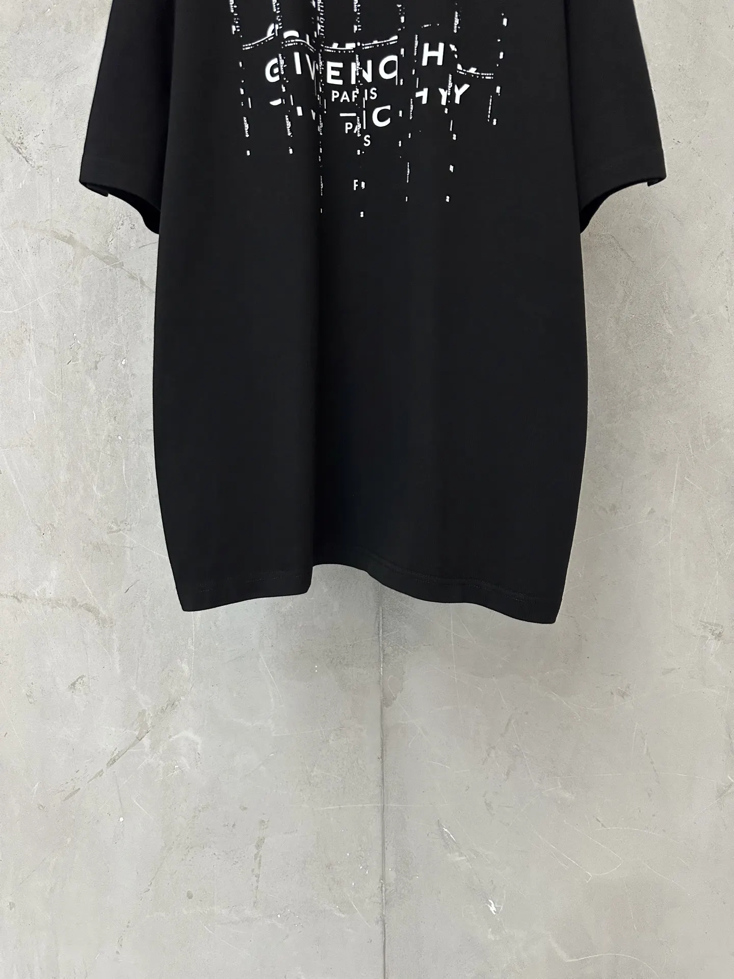 Distorted Logo Heavyweight Cotton T-Shirt D20011490 — view 4