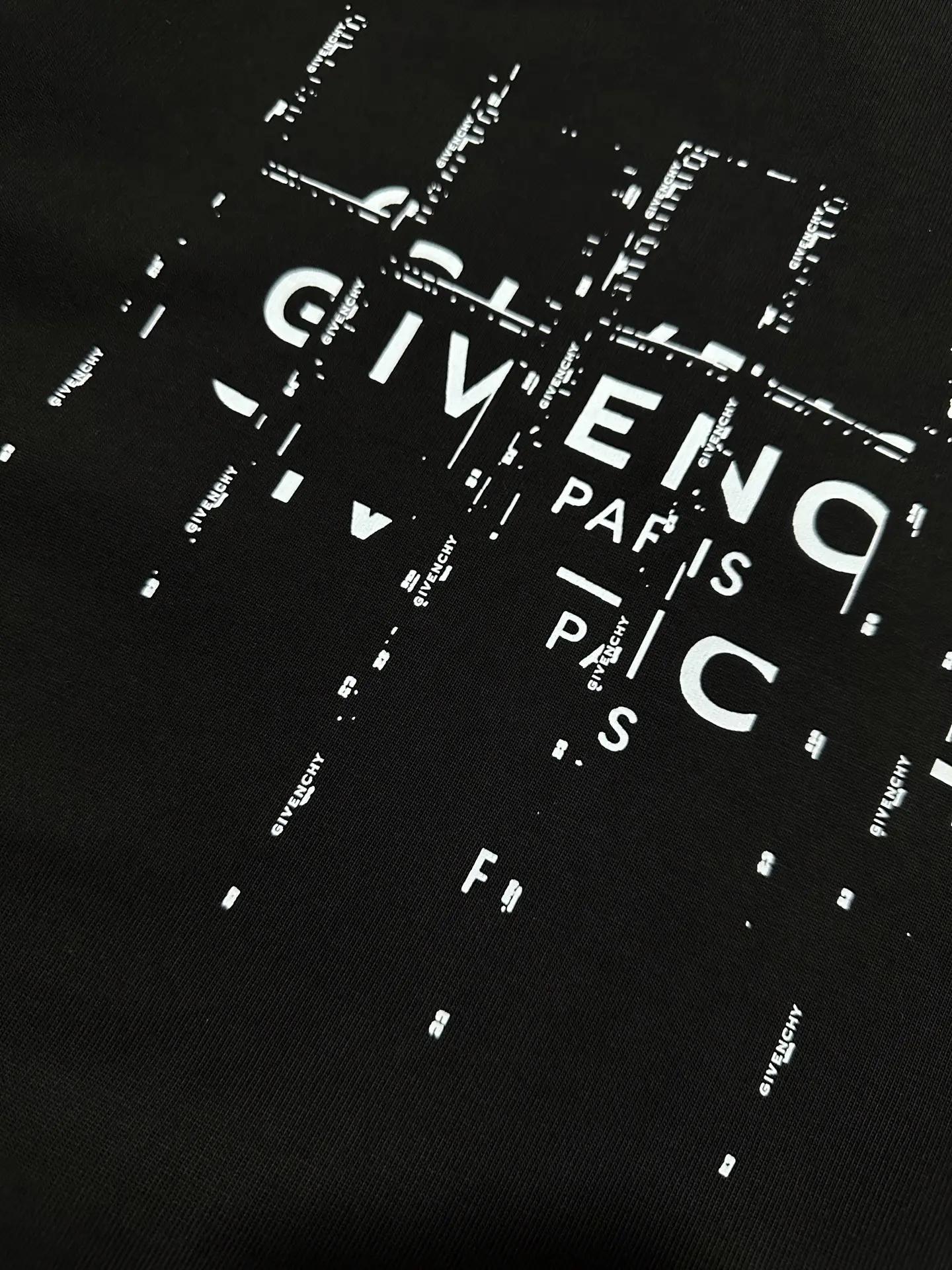 Distorted Logo Heavyweight Cotton T-Shirt D20011490 — view 6