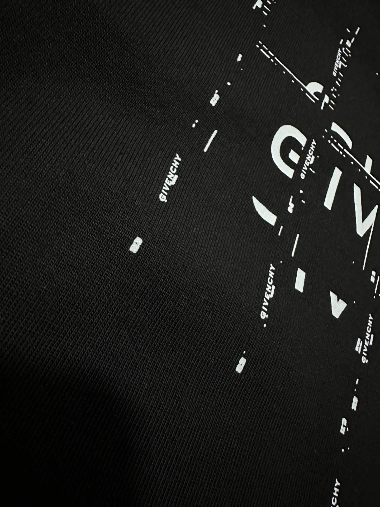 Distorted Logo Heavyweight Cotton T-Shirt D20011490 — view 7