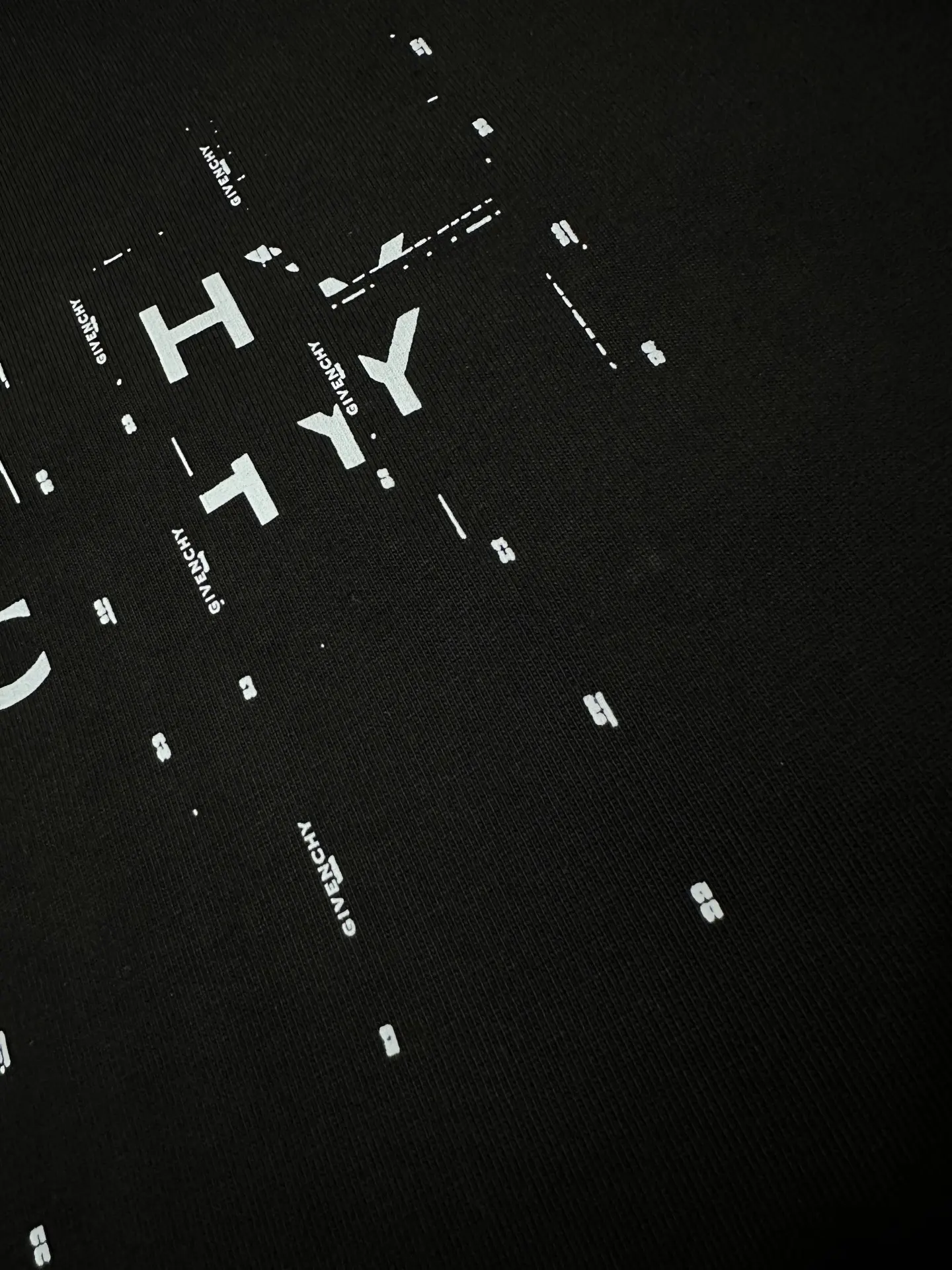 Distorted Logo Heavyweight Cotton T-Shirt D20011490 — view 8